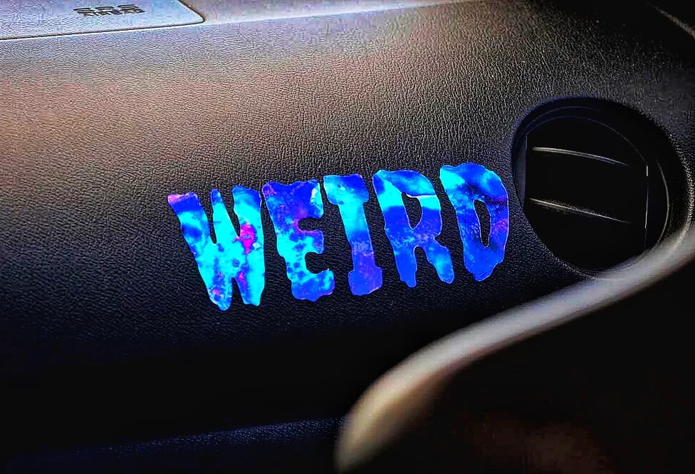 WEIRD REFLECTIVE DECAL
