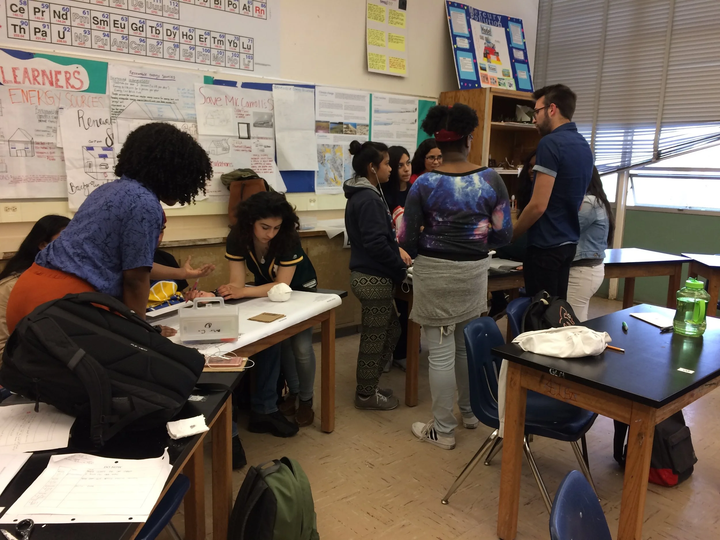 CCA Architecture student leads design workshop with high school physic students