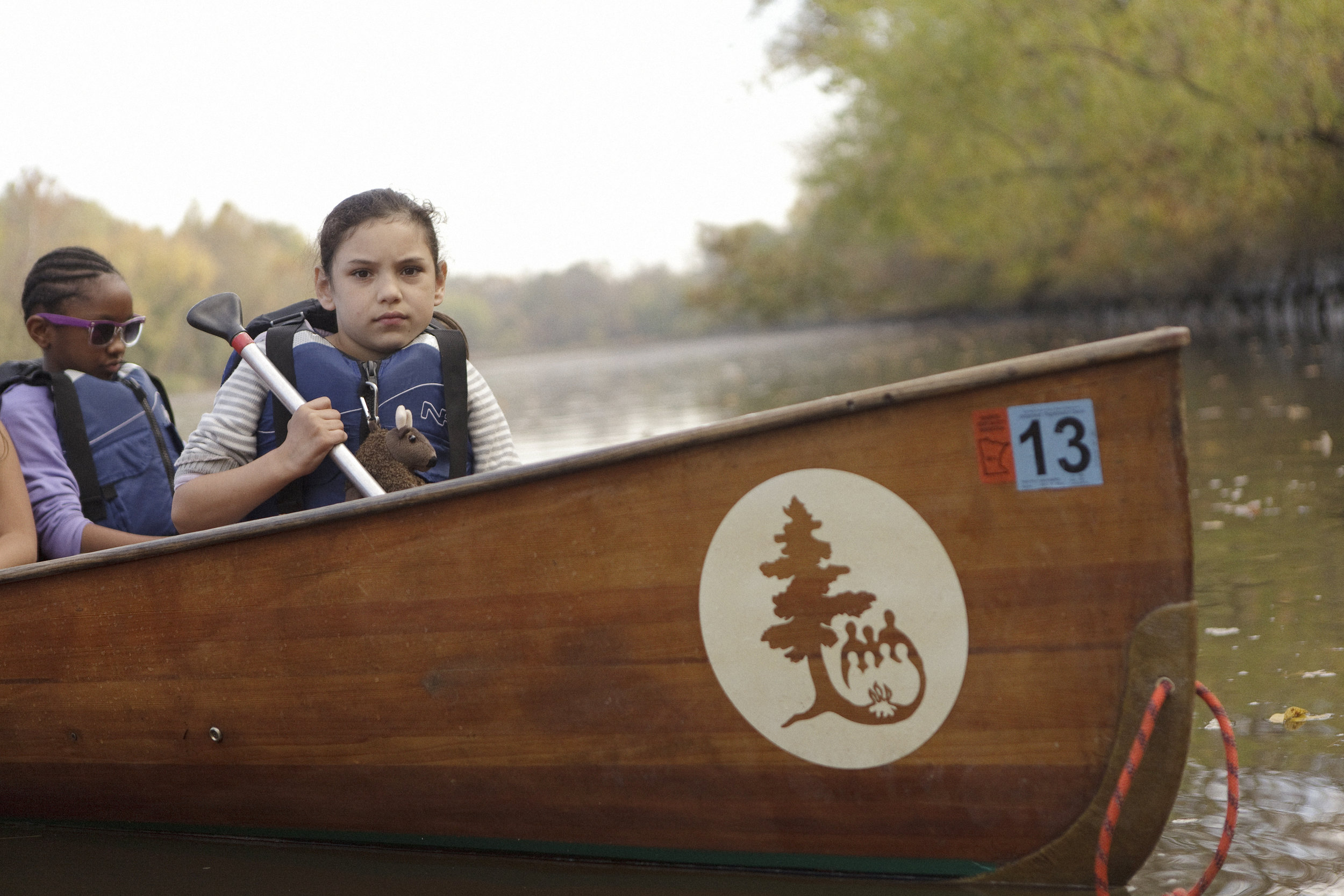 Wilderness Inquiry, a program that takes urban youth into nature, went canoeing with elementary school children just outside of Kenwilworth Aquatic Gardens in October of 2012.