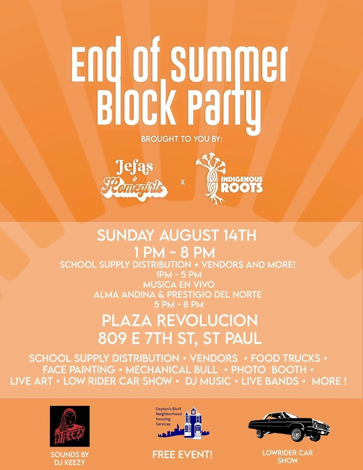 Jefas &amp; Homegirls Back to School Supply Drive