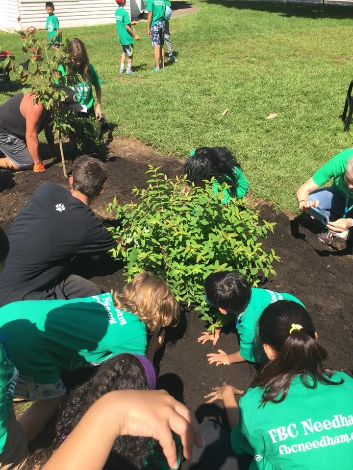 Hillcrest Garden helped us plant a beautiful prayer and meditation garden for our neighbors in Needham to enjoy.