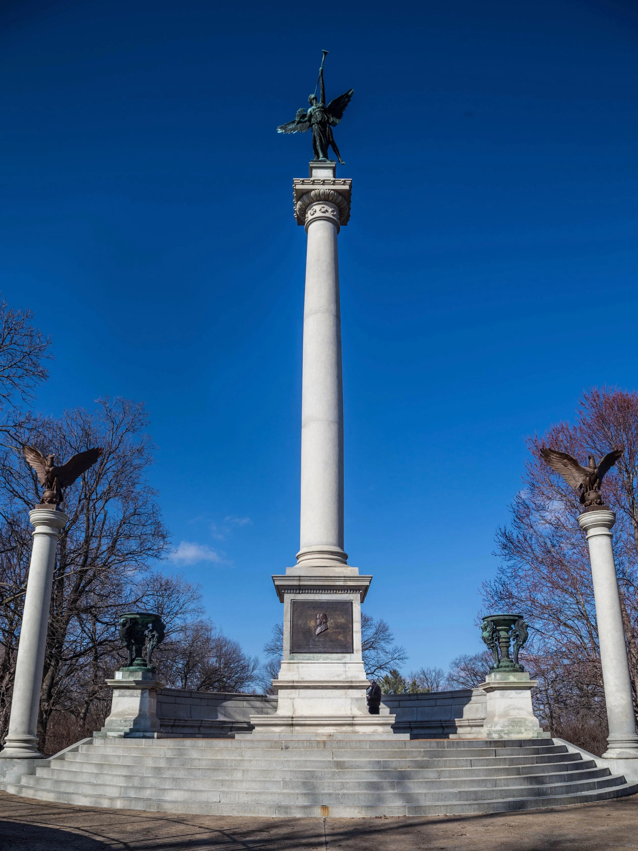 The Lovejoy monument in Alton. (One Illinois/Zach Sigelko)