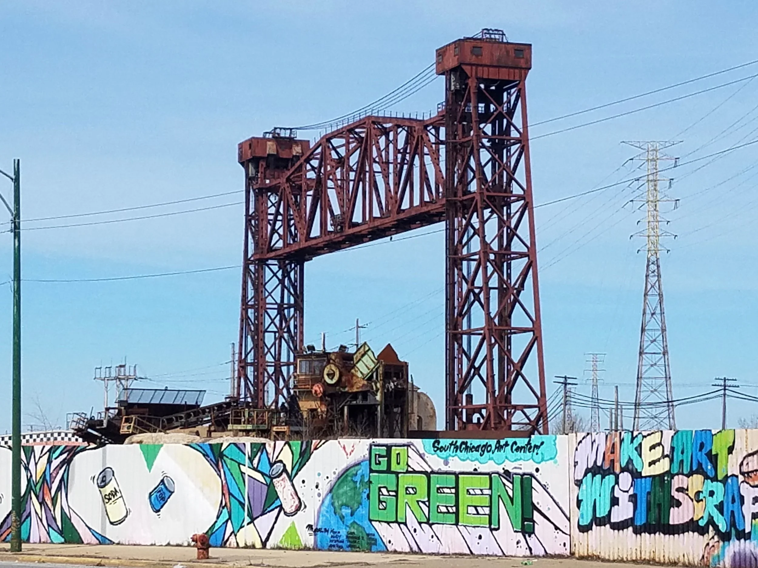 Chicago's South Works steel plant has long been idle. (One Illinois/Edward McClelland)