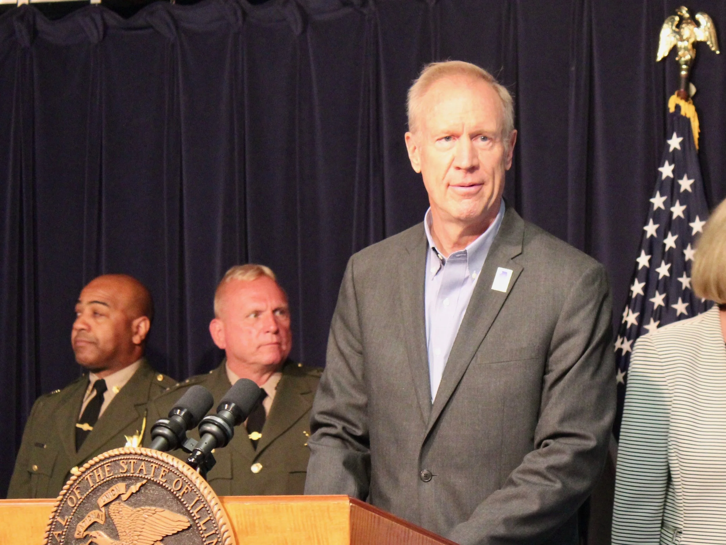 "We want to make sure there is no election tampering and no election fraud," says Gov. Rauner. (One Illinois/Ted Cox)