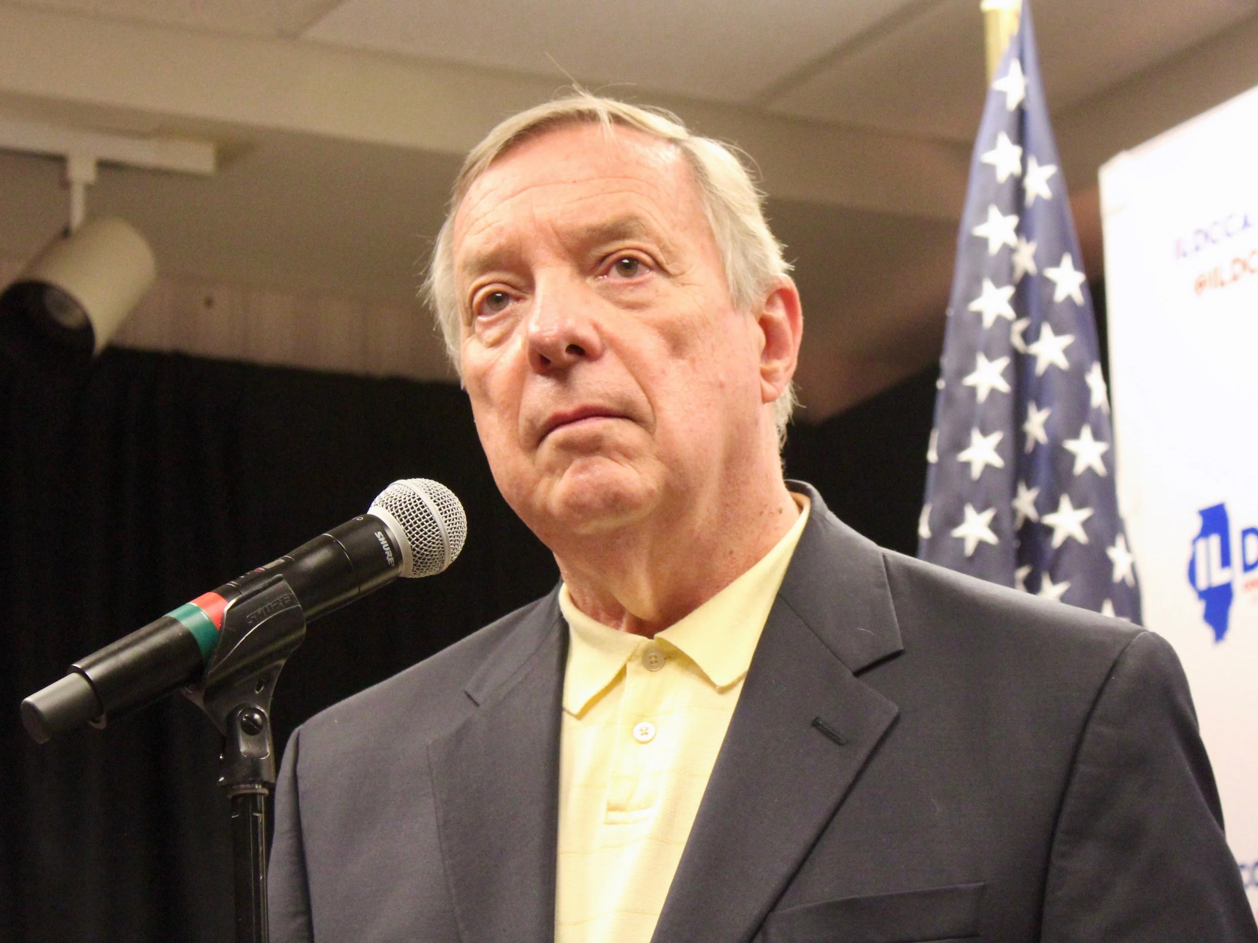 —Sen. Dick Durbin says he has to reassure constituents that things will be OK given the turbulence of the Trump administration. (One Illinois/Ted Cox)