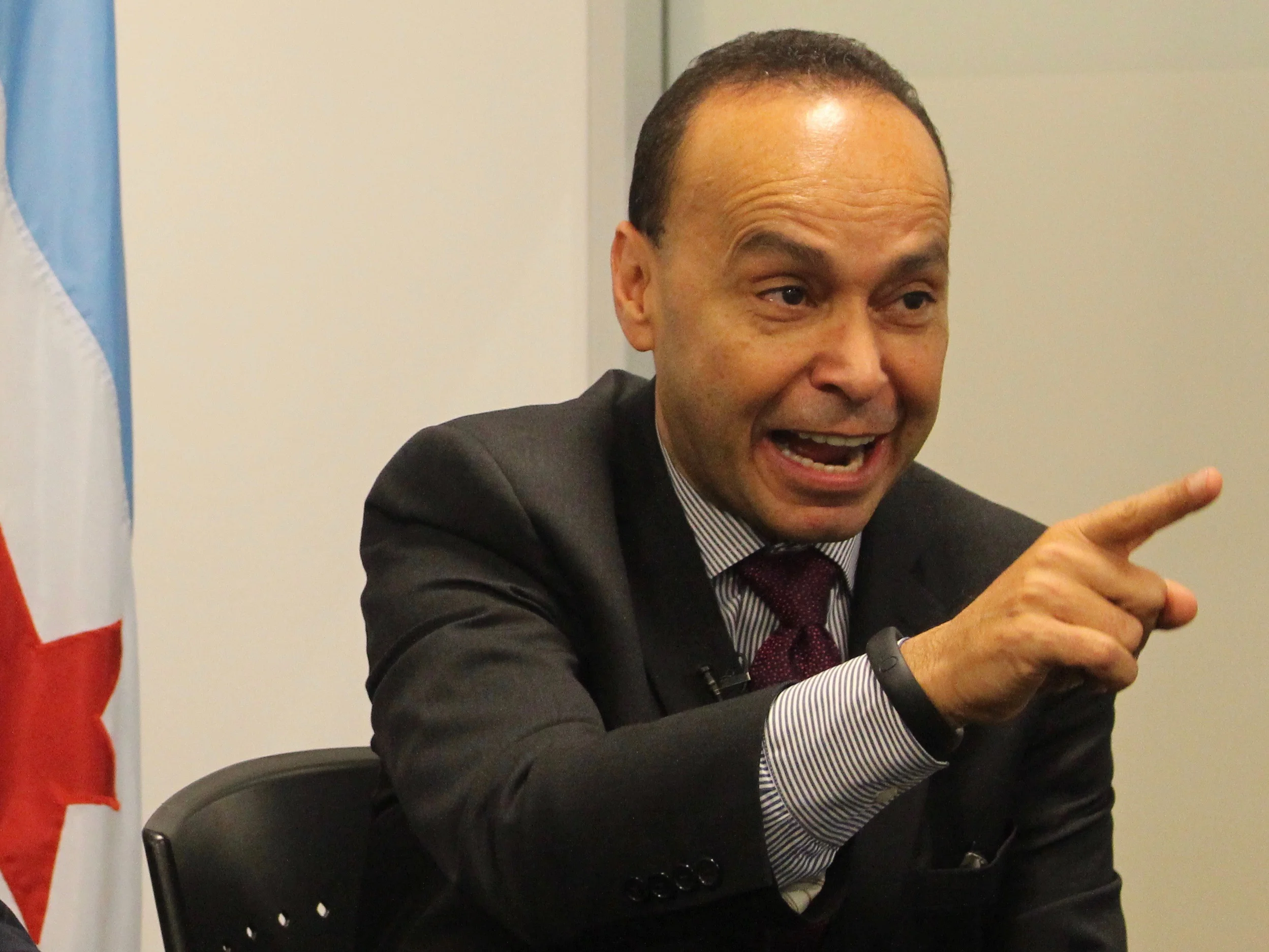 U.S. Rep. Luis Gutierrez is calling on President Trump to resign. (One Illinois/Ted Cox)