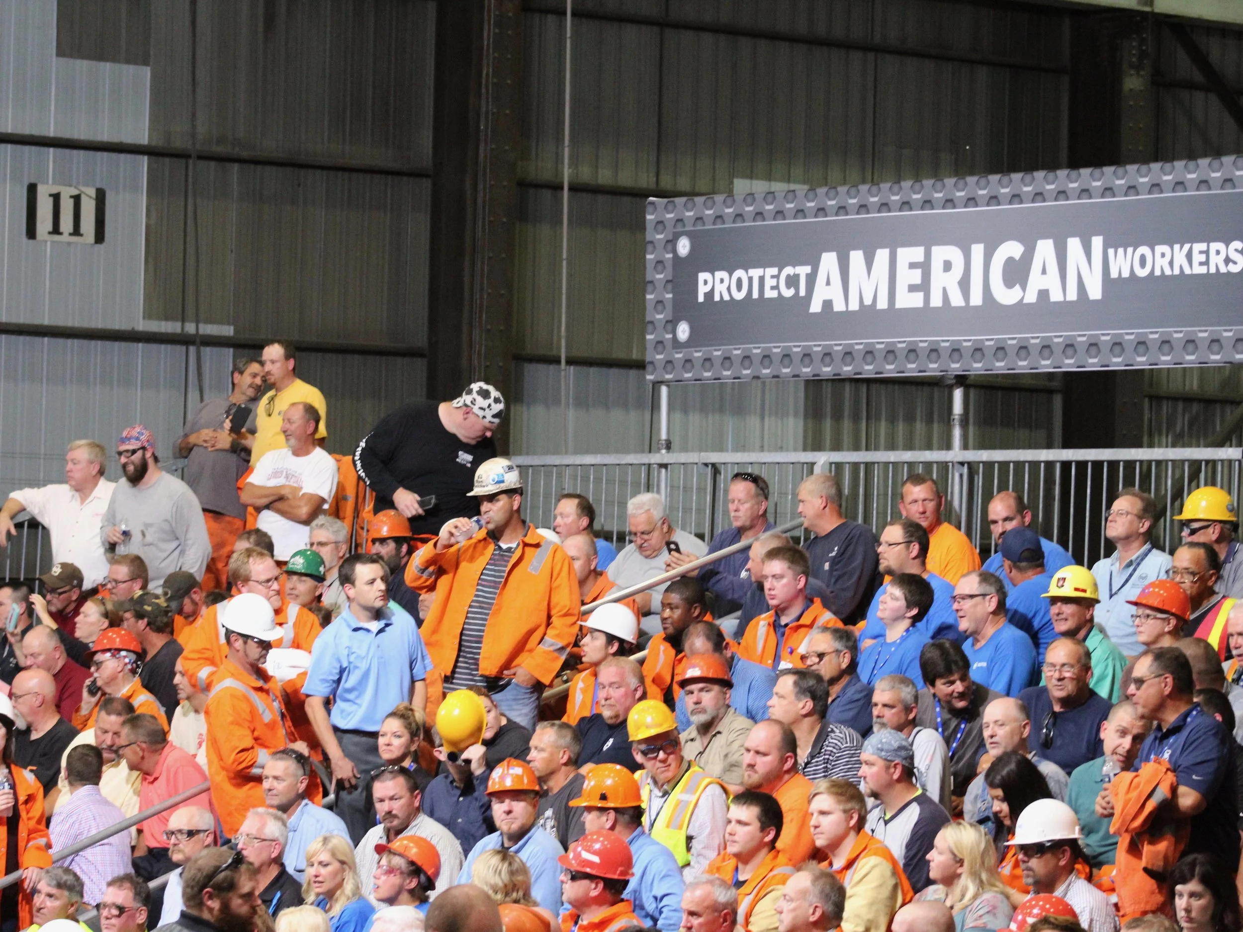 Steelworkers at the U.S. Steel Granite City Works. (One Illinois/Ted Cox)
