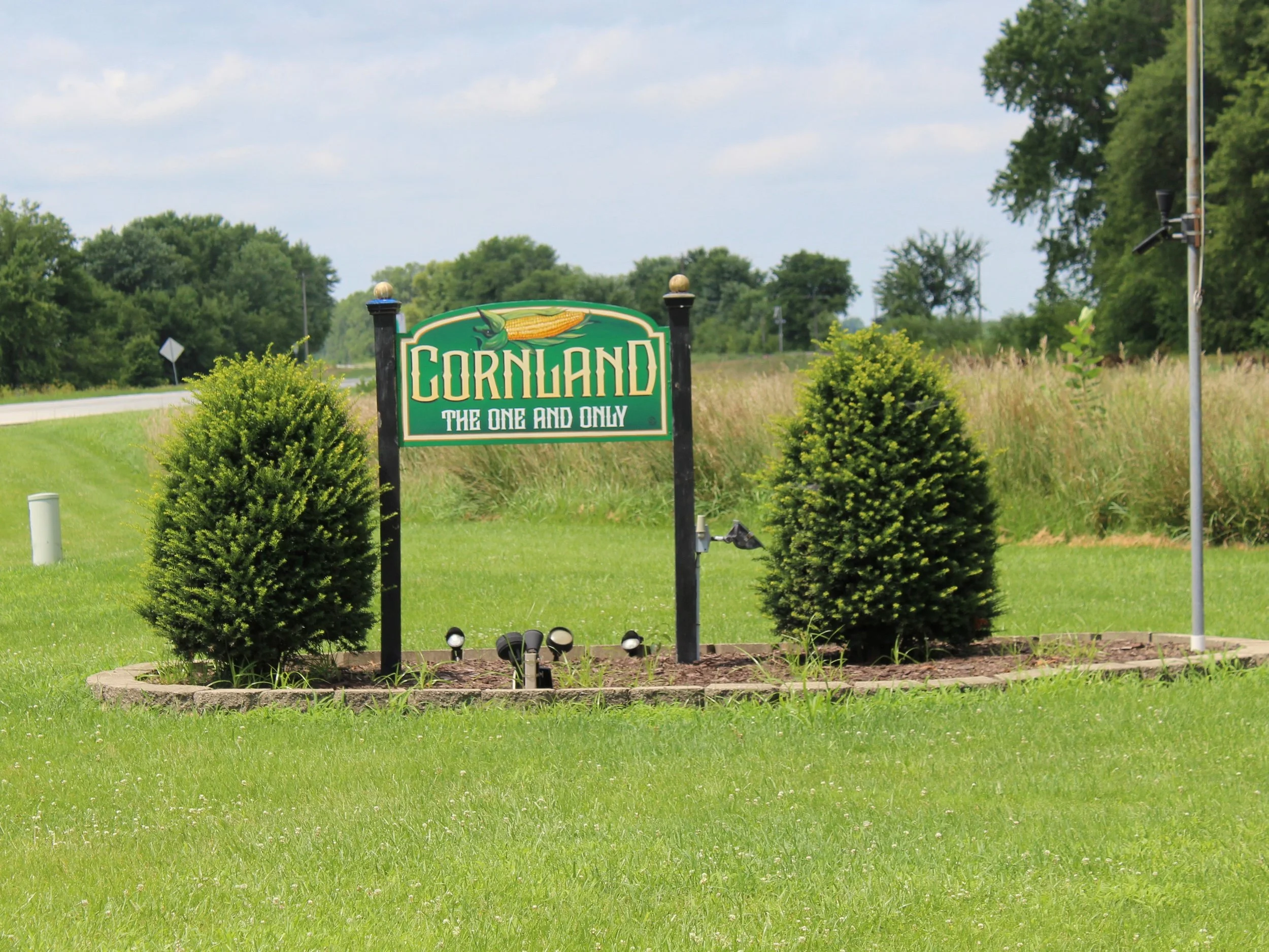Cornland is in central Illinois in unincorporated Logan County. Corn farmers are cheering a new trade deal with Canada and Mexico. (One Illinois/Ted Cox)