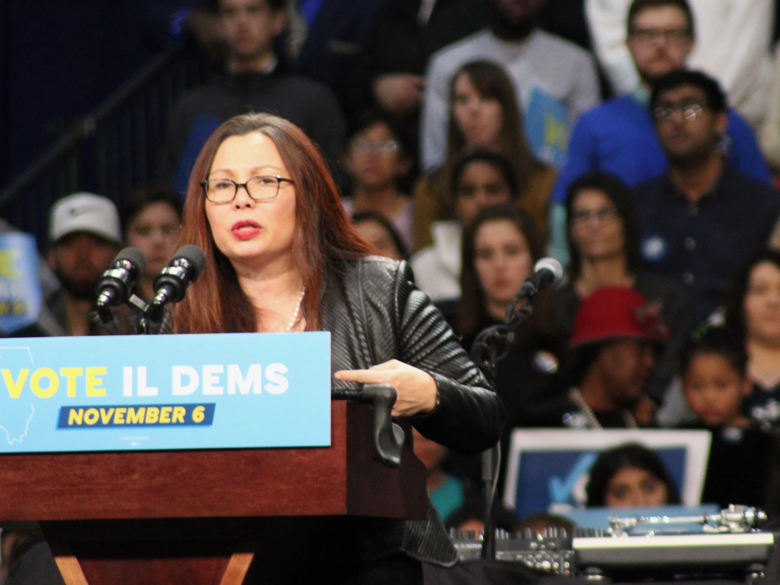 U.S. Sen. Tammy Duckworth grilled EPA nominee Andrew Wheeler Wednesday in Senate confirmation hearings. (One Illinois/Ted Cox)