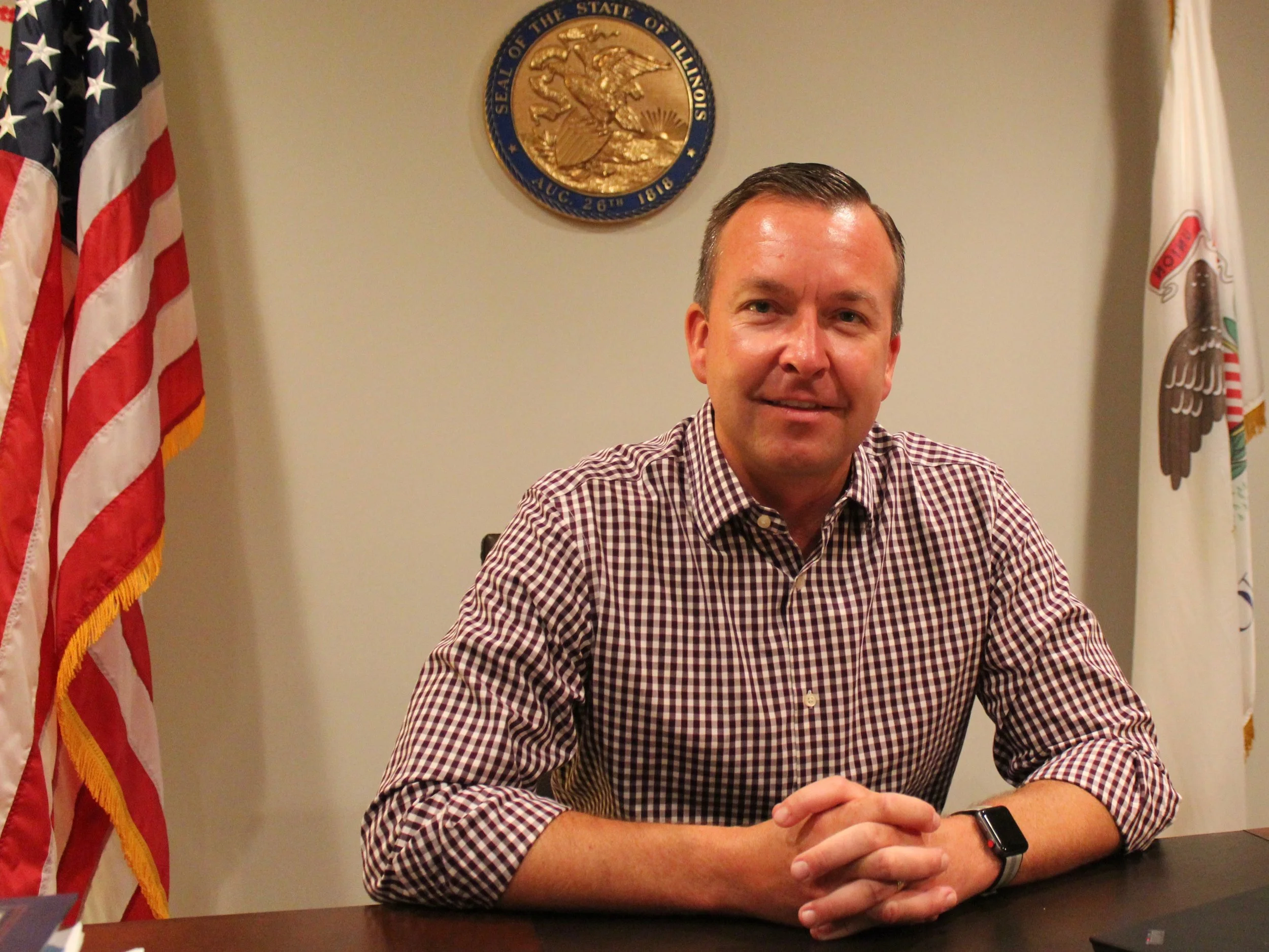 State Sen. Andy Manar says his proposed SIU expansion would have '“a significant and lasting impact on downtown Springfield and the capital city at large.” (One Illinois/Ted Cox)