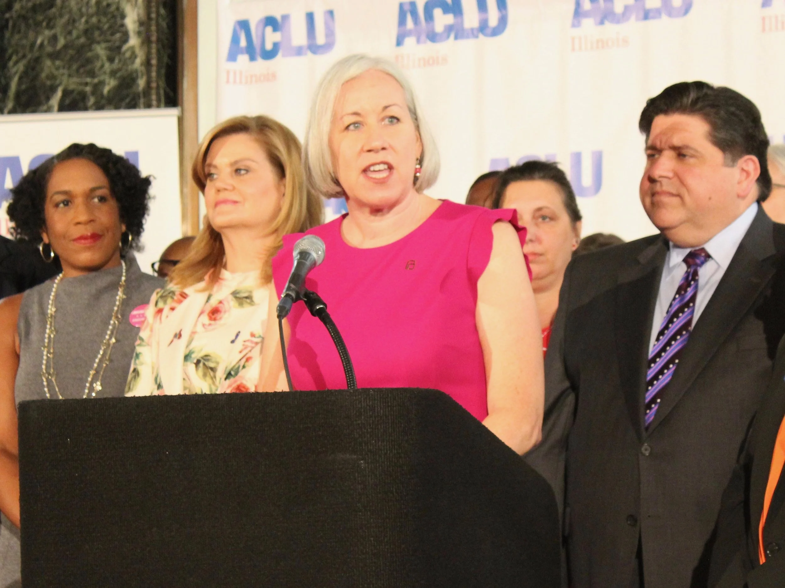 Planned Parenthood Illinois President Jennifer Welch says the organization is dropping out of the federal Title X program rather than compromise health care under conditions imposed by President Trump. (One Illinois/Ted Cox)