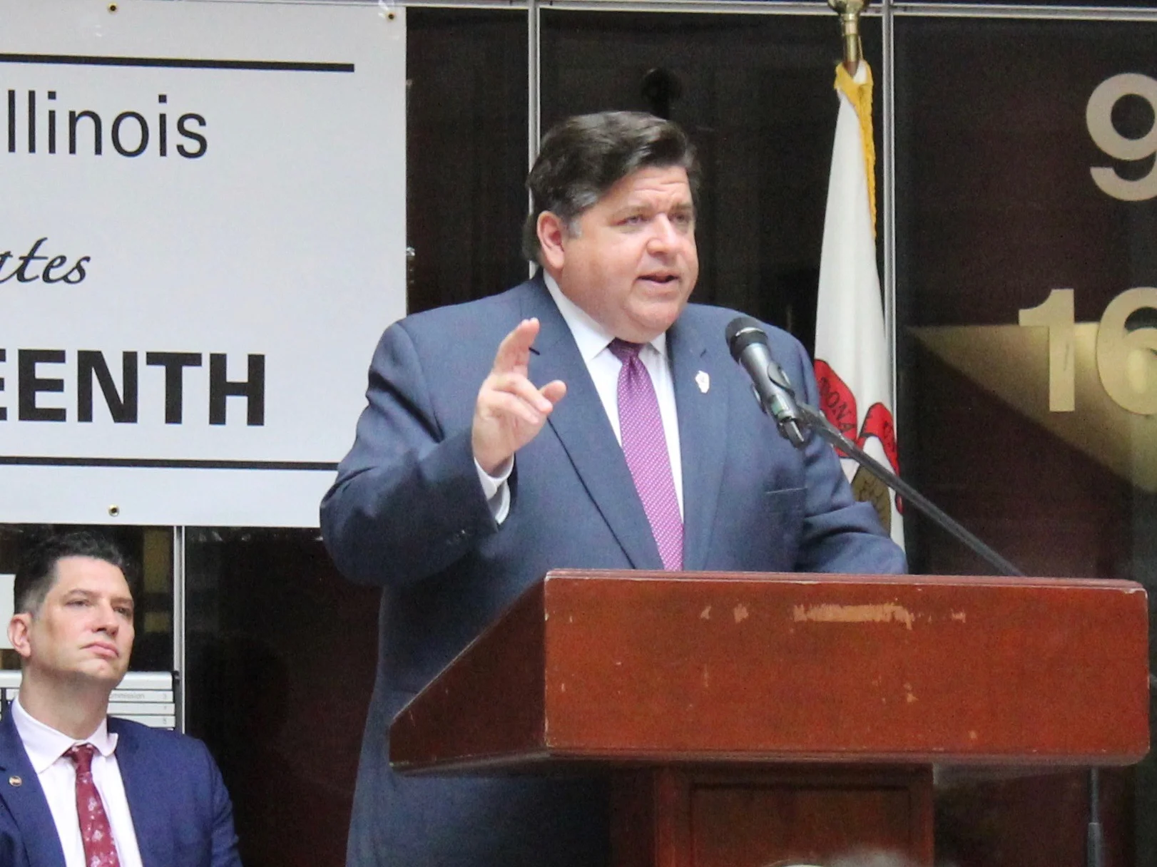 “Illinois is and always will be a welcoming state,” said Gov. Pritzker in signing a law banning private detention centers. (One Illinois/Ted Cox)