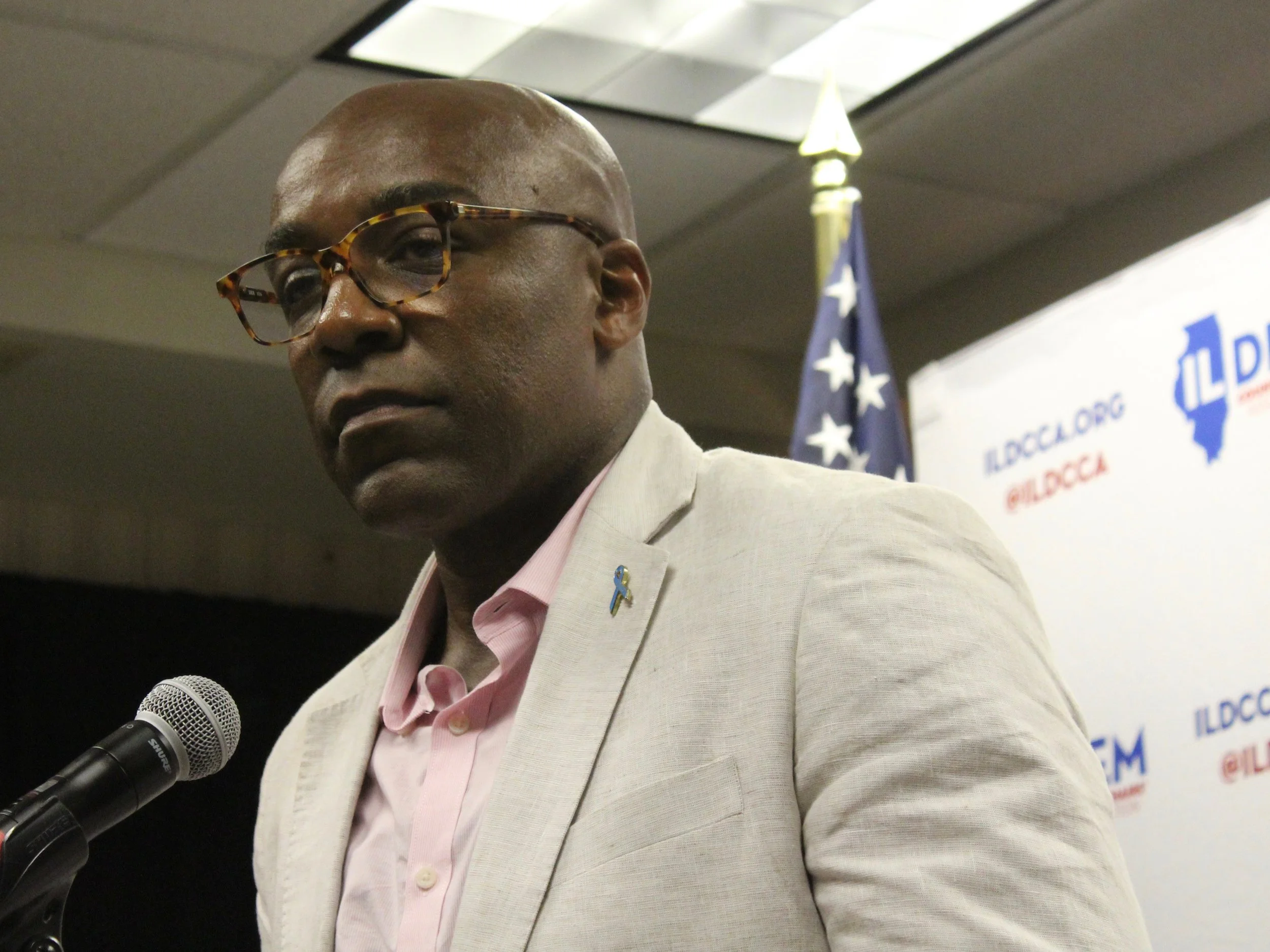 Illinois Attorney General Kwame Raoul continues to argue against a federal suit that seeks to quash Obamacare. (One Illinois/Ted Cox)