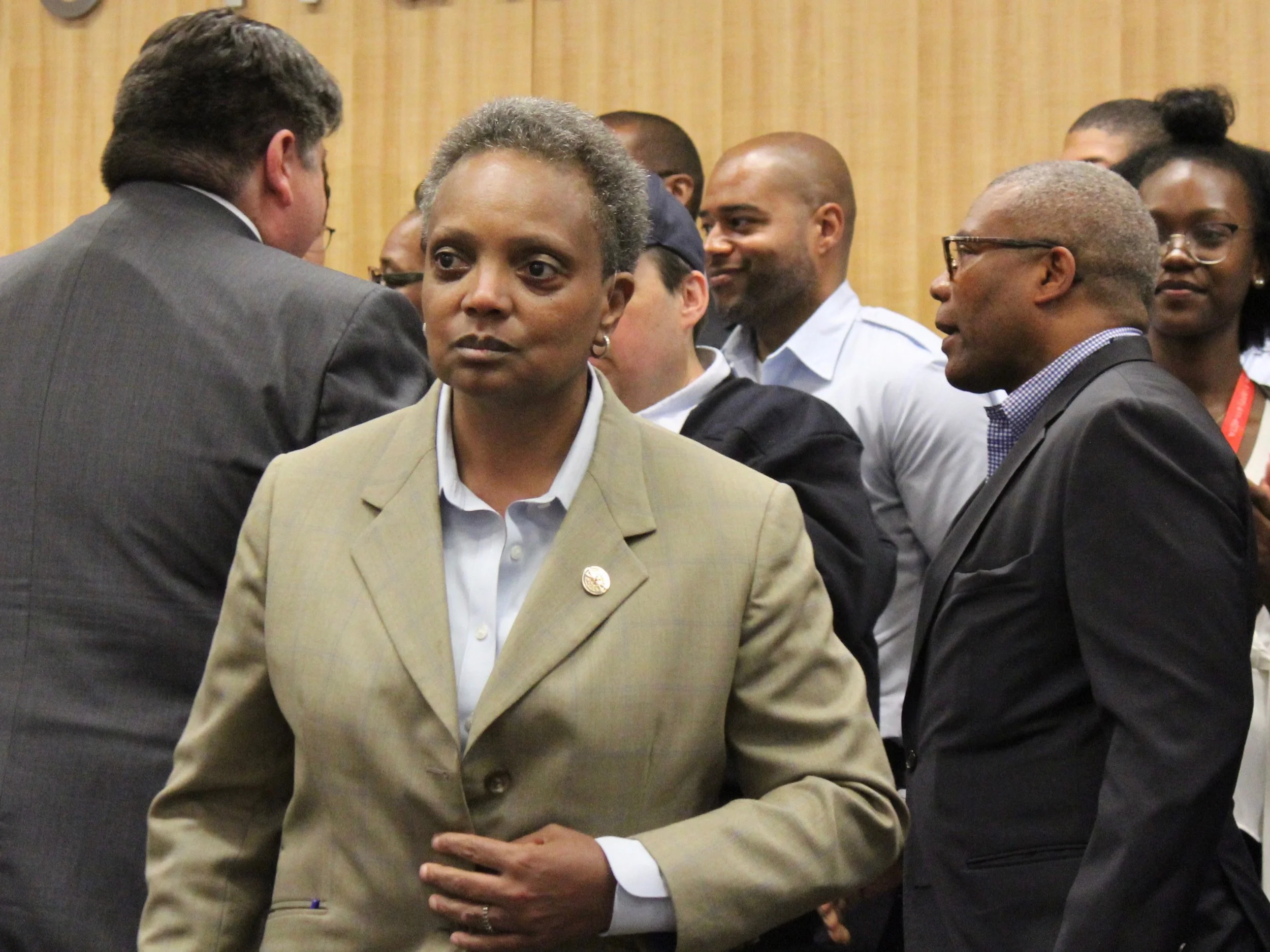 Chicago Mayor Lori Lightfoot has sent an open letter to President Trump criticizing his policy on immigration issues. (One Illinois/Ted Cox)