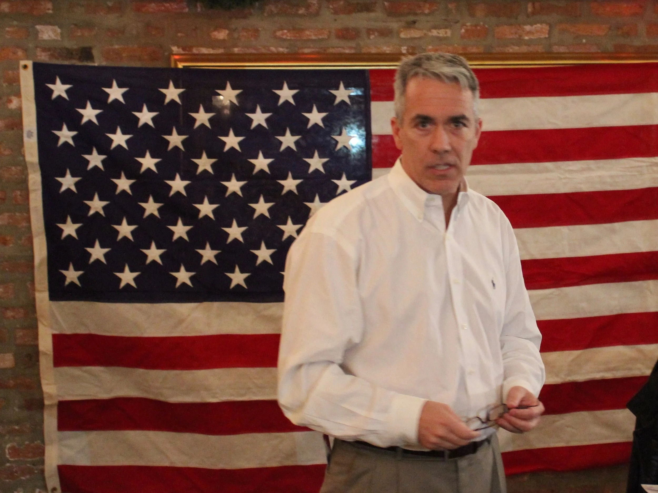 Joe Walsh speaks at a Chicago rally in 2013 shortly after leaving Congress. (One Illinois/Ted Cox)