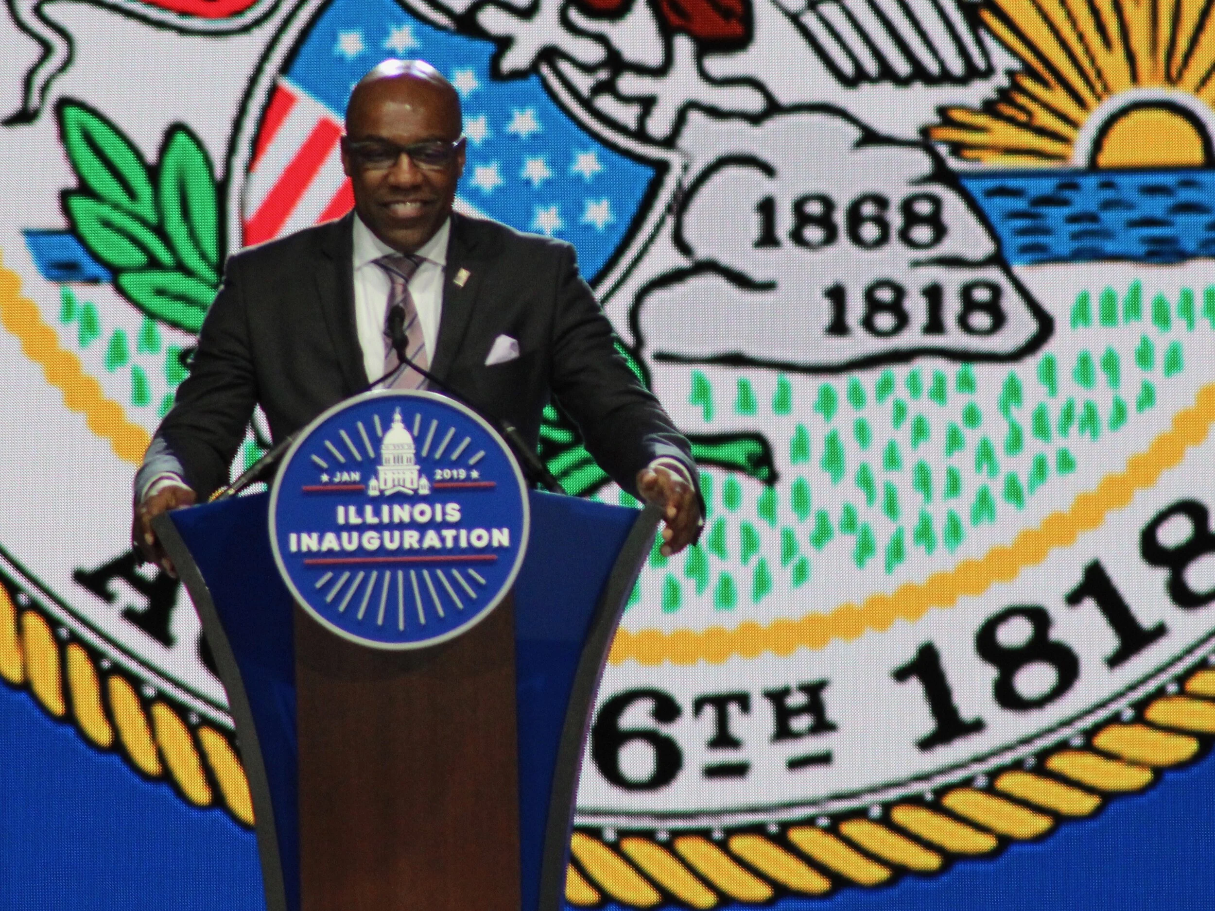 Attorney General Kwame Raoul is defending states’ rights in a California environmental law, which could have an effect on Illinois’s proposed Clean Energy Jobs Act. (One Illinois/Ted Cox)
