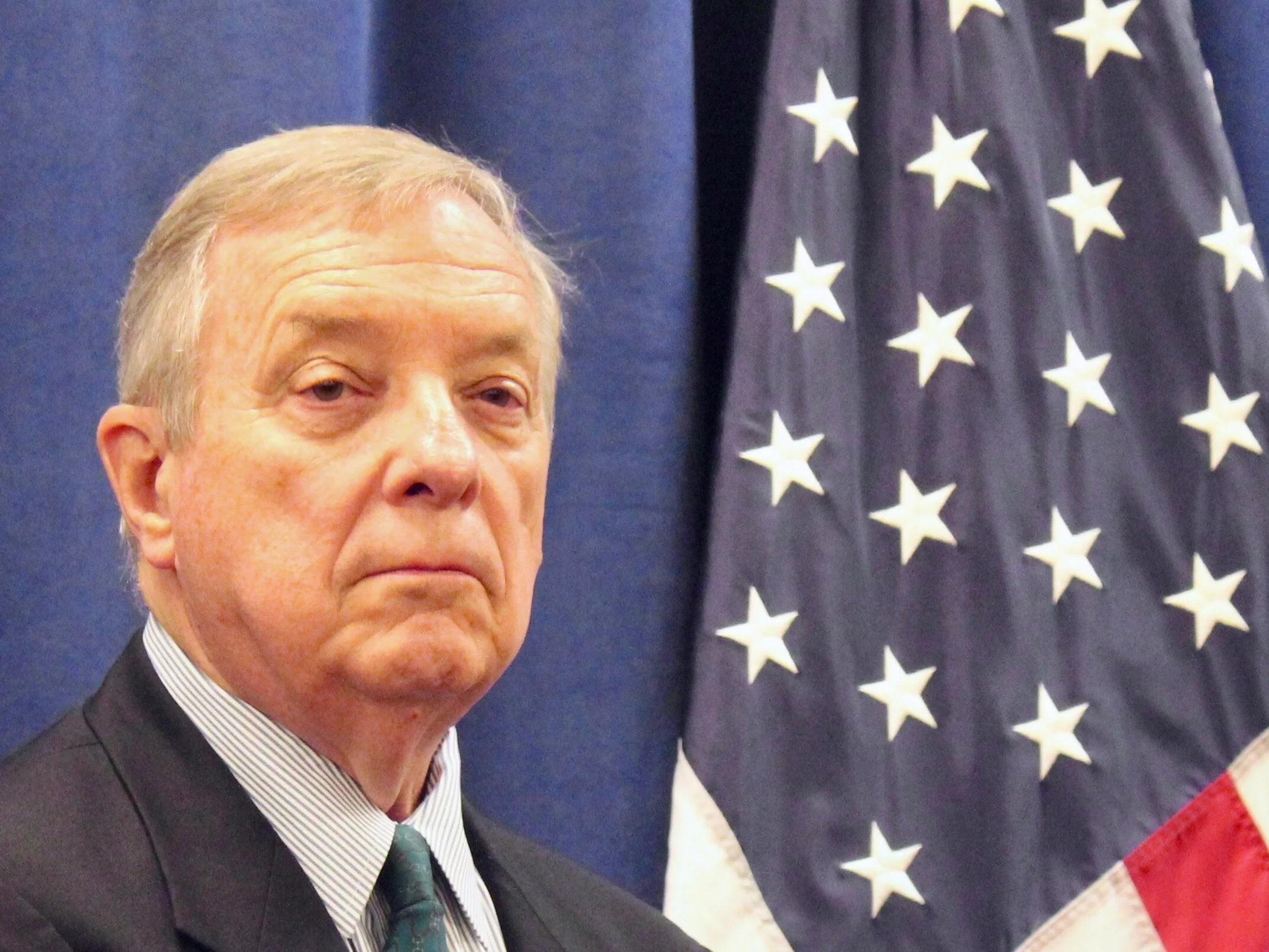 U.S. Sen. Dick Durbin is the highest-ranking member of the Senate to seek an impeachment probe into President Trump. (One Illinois/Ted Cox)