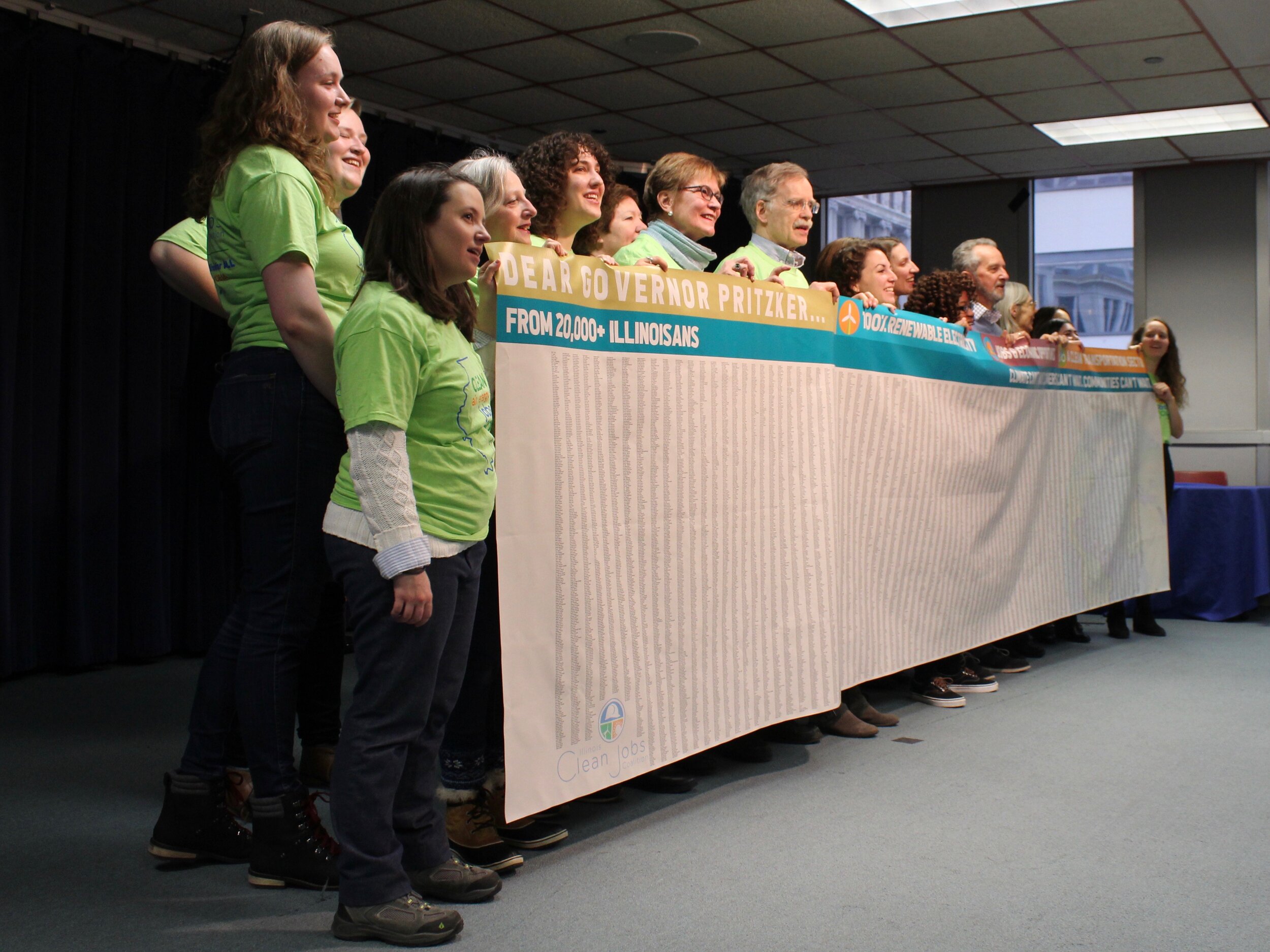 23,000 Illinoisans call for Clean Energy Jobs Act