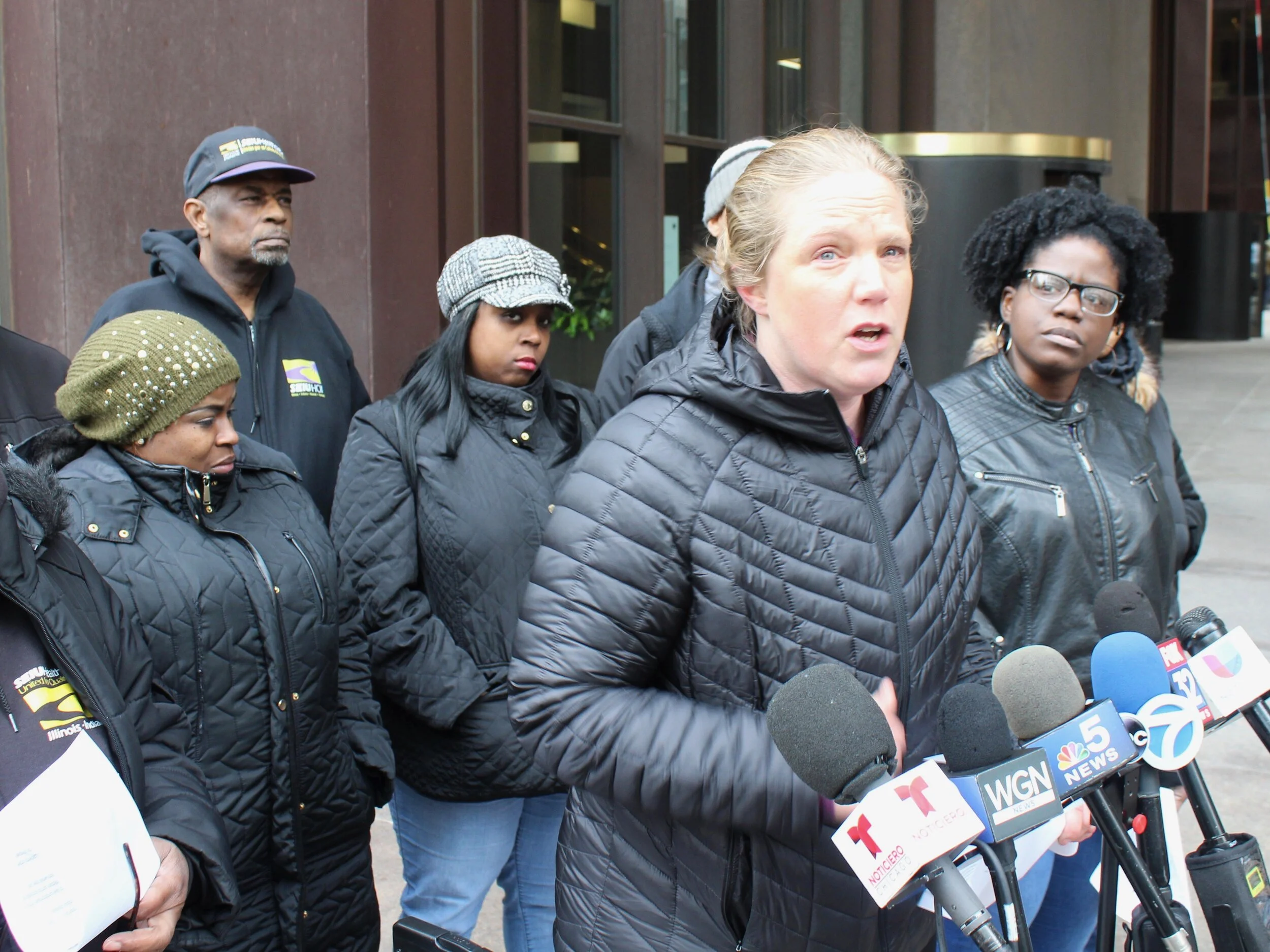 Hospital workers call for hazard pay, more COVID testing
