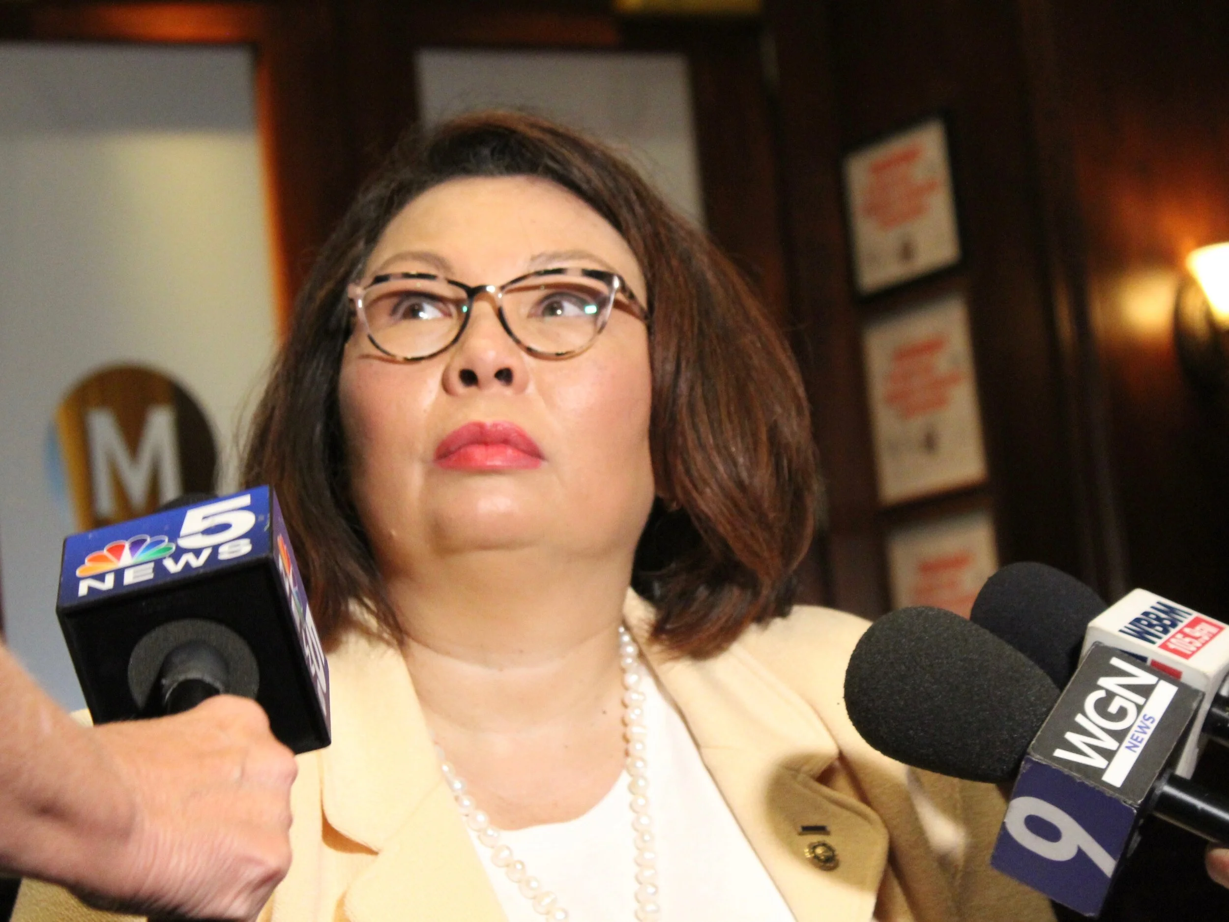 U.S. Sen. Tammy Duckworth has charged President Trump with the “misuse of armed forces to divide America.” (One Illinois/Ted Cox)