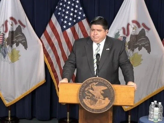 Gov. Pritzker repeatedly emphasized the importance of wearing a mask in public as new cases of COVID-19 rise in Illinois. (Illinois.gov)
