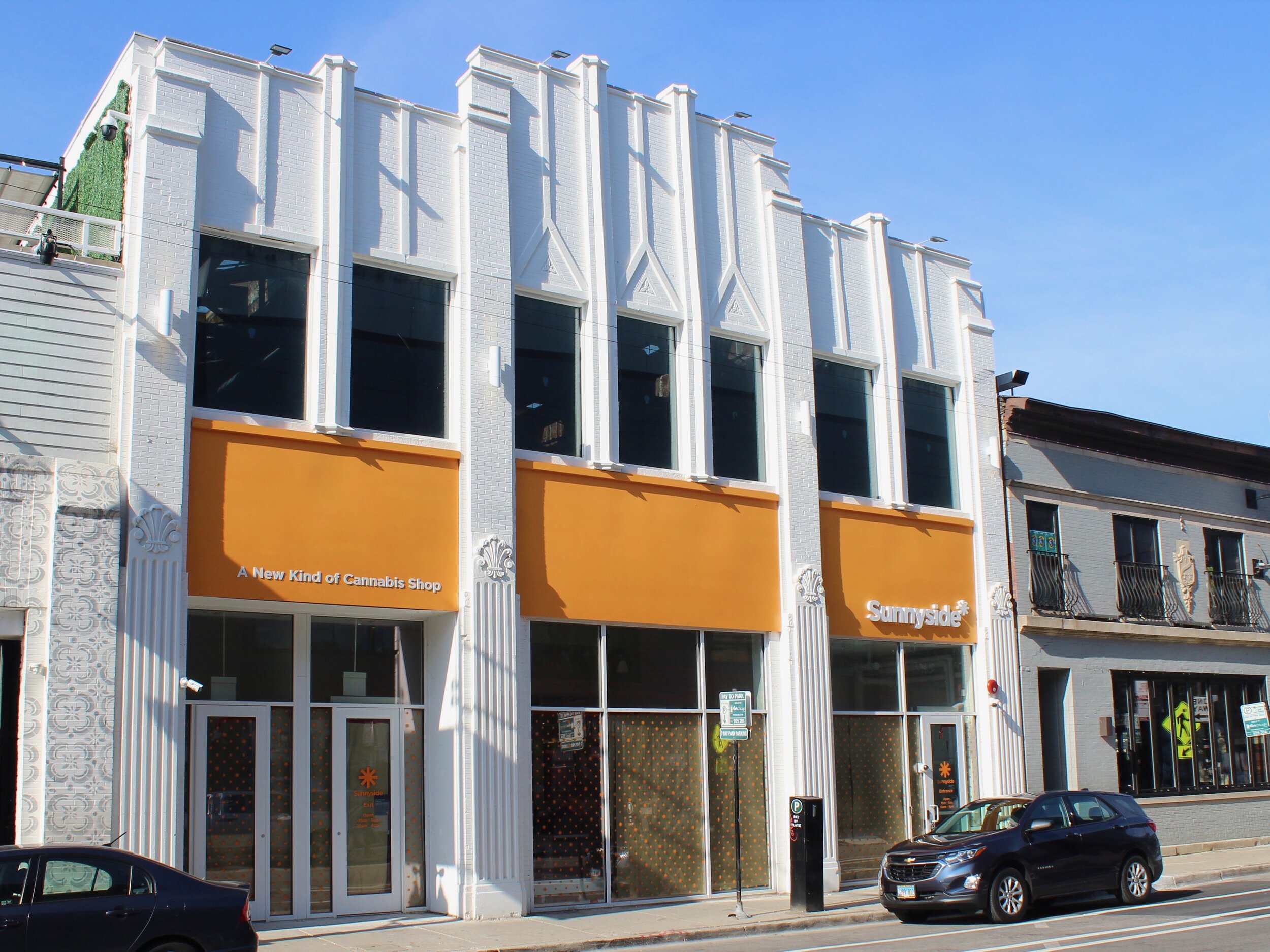 A new Sunnyside dispensary is completing the permit process ahead of opening in Chicago’s Wrigleyville area. (One Illinois/Ted Cox)