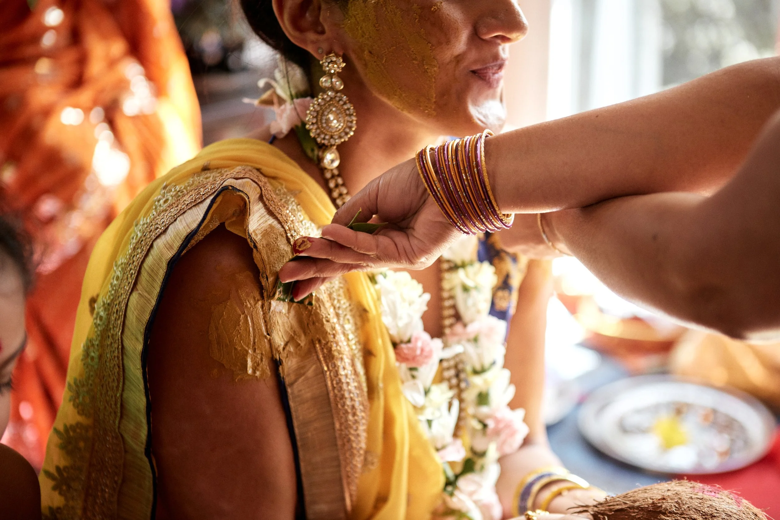 A Colourful Celebration - Pithi, Mehndi and Santak Ceremonies for Kavita + Suren