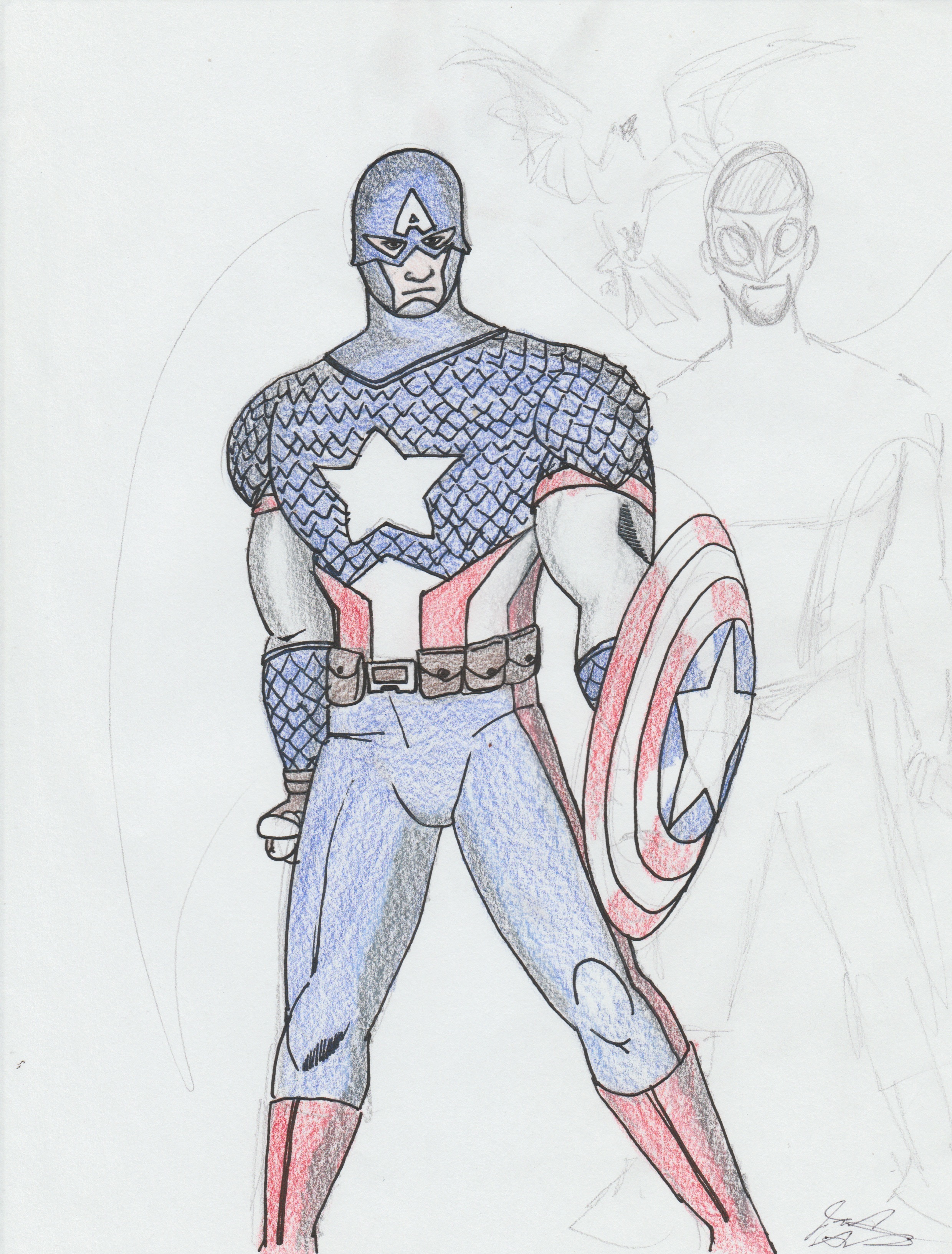 Captain America Costume With A Slight Re-Design
