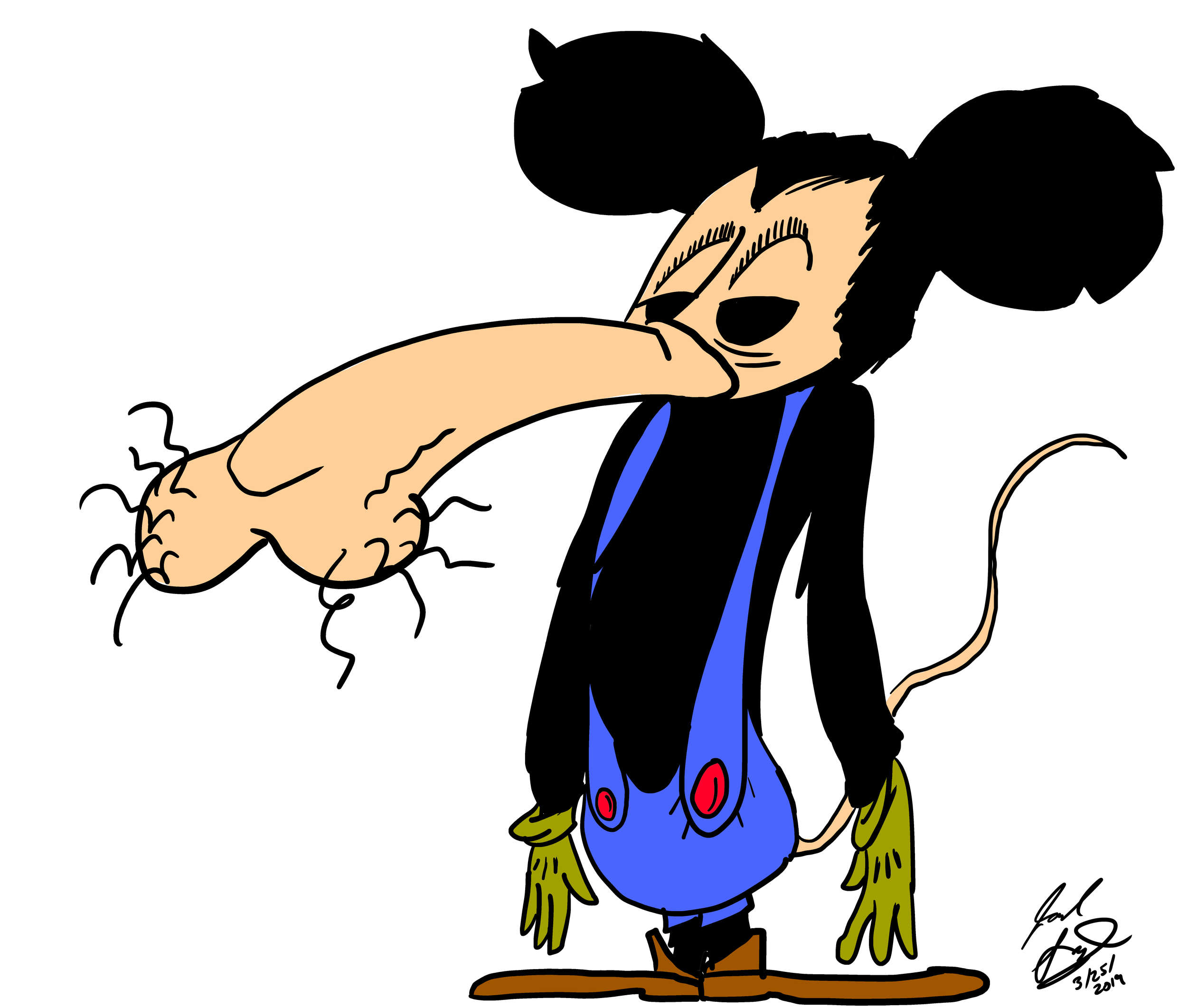 Richard Rodent, who is not affiliated with any known corporation that he is aware of.