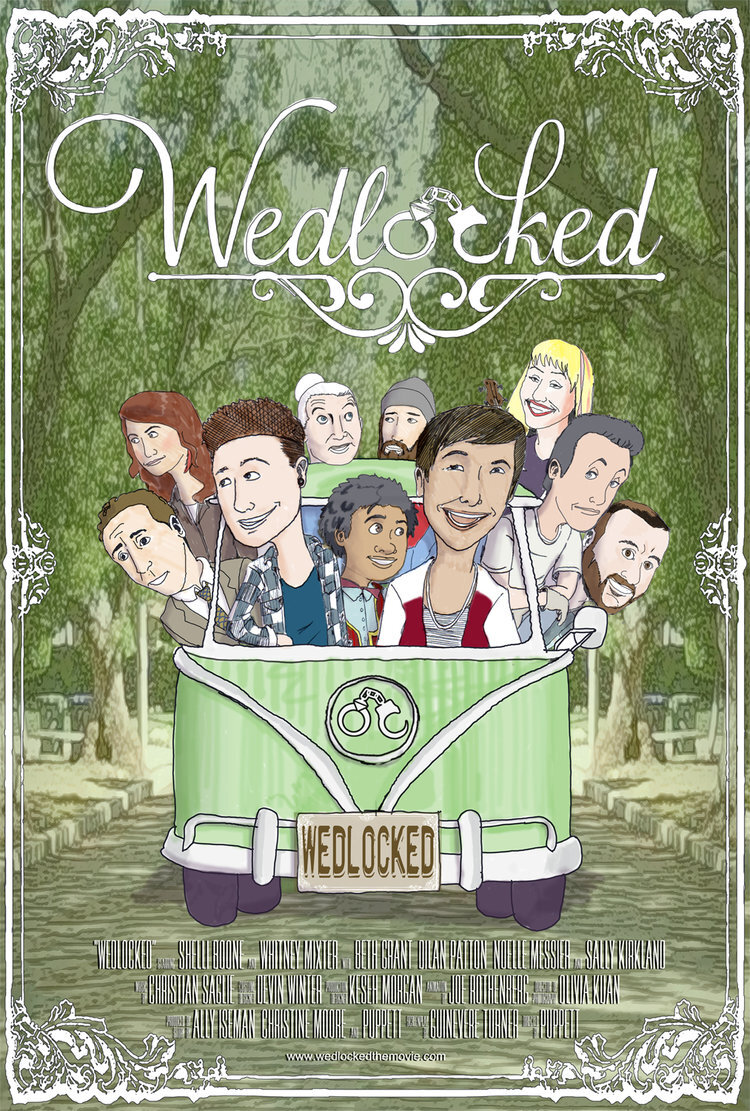  Poster made by Jared Schwartz for the short film  Wedlocked (2015) . 