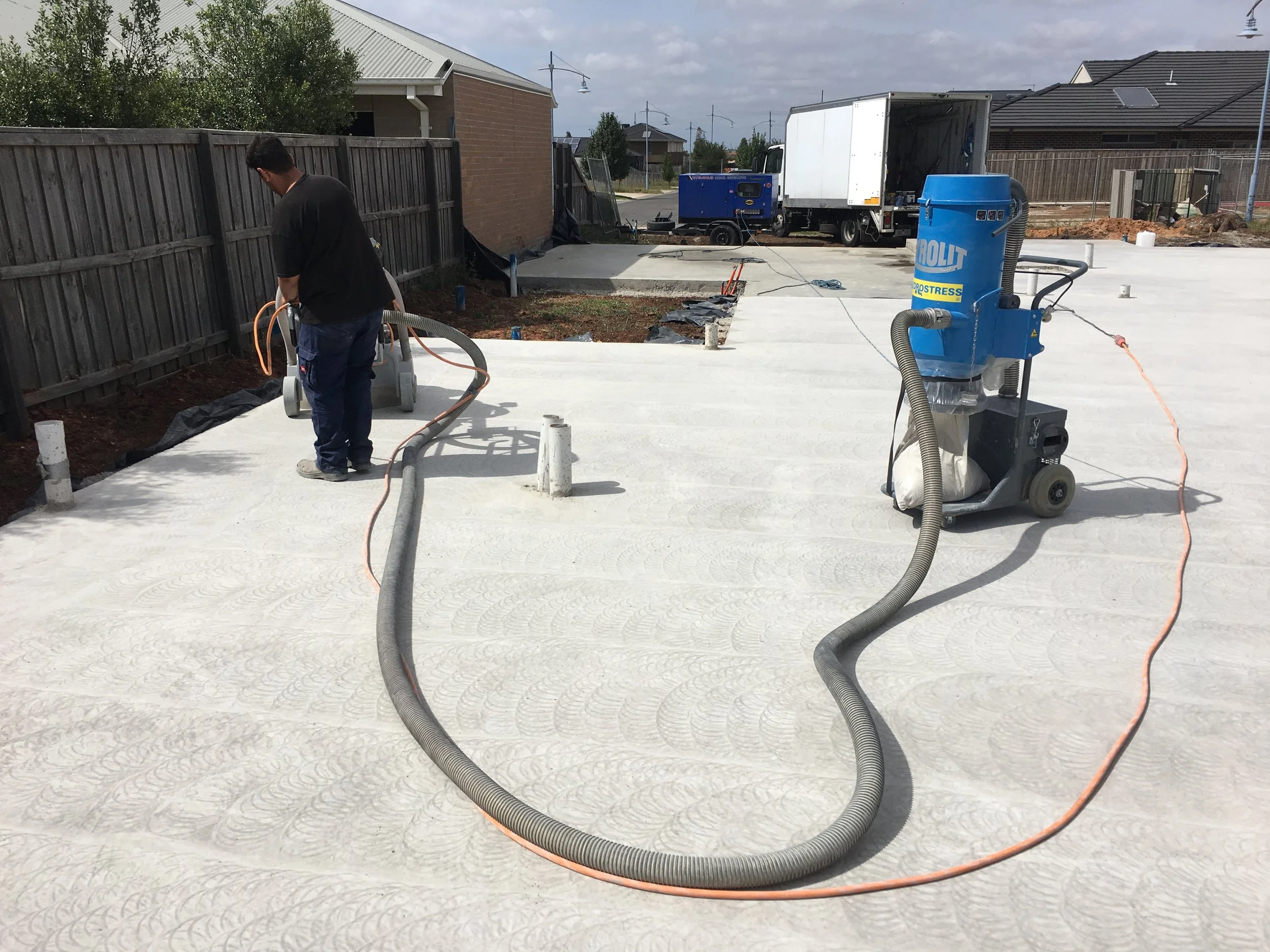 Slab Floor Grinding Preparation
