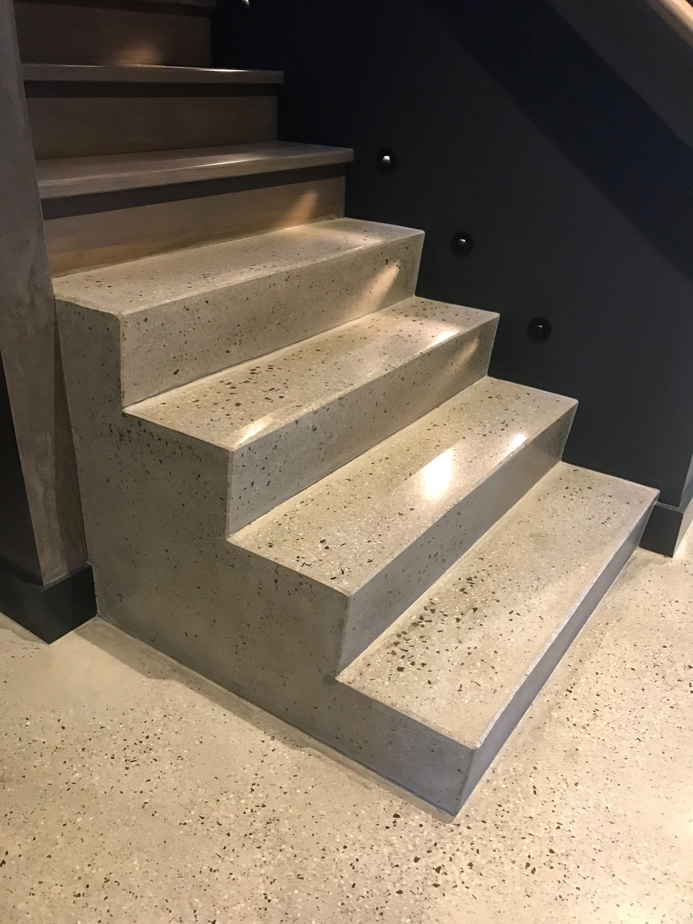 Polished Concrete Stairs