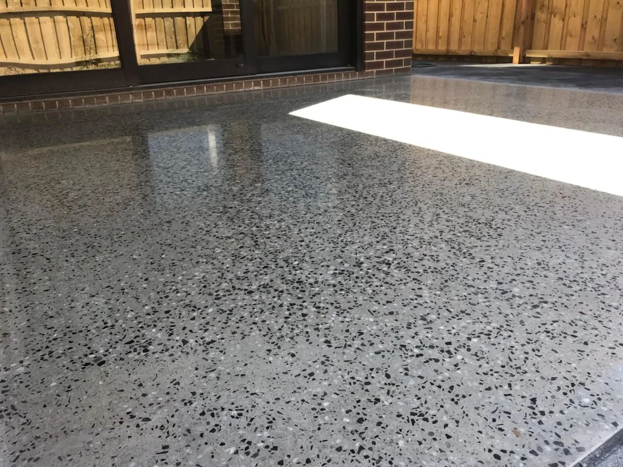 Outdoor Polished Concrete
