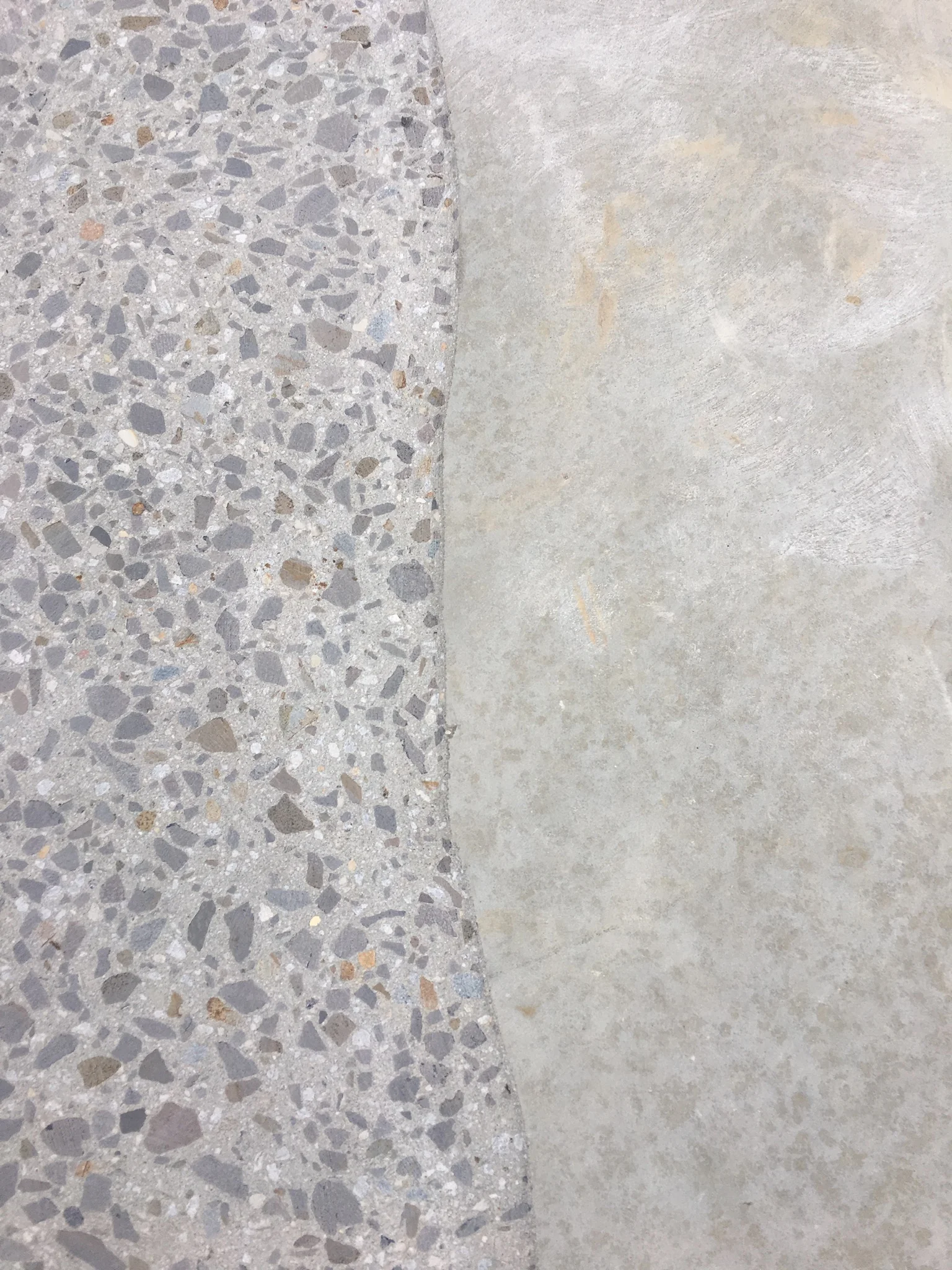 Grinded Concrete VS Plain Concrete
