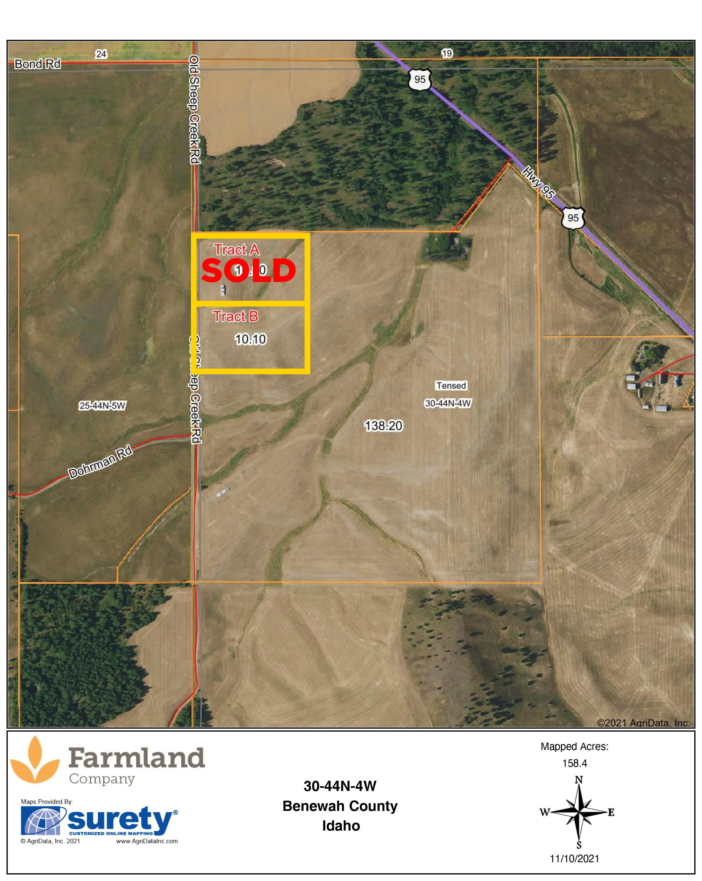 For Sale Tensed View Lots — Farmland Company / Farmland Management