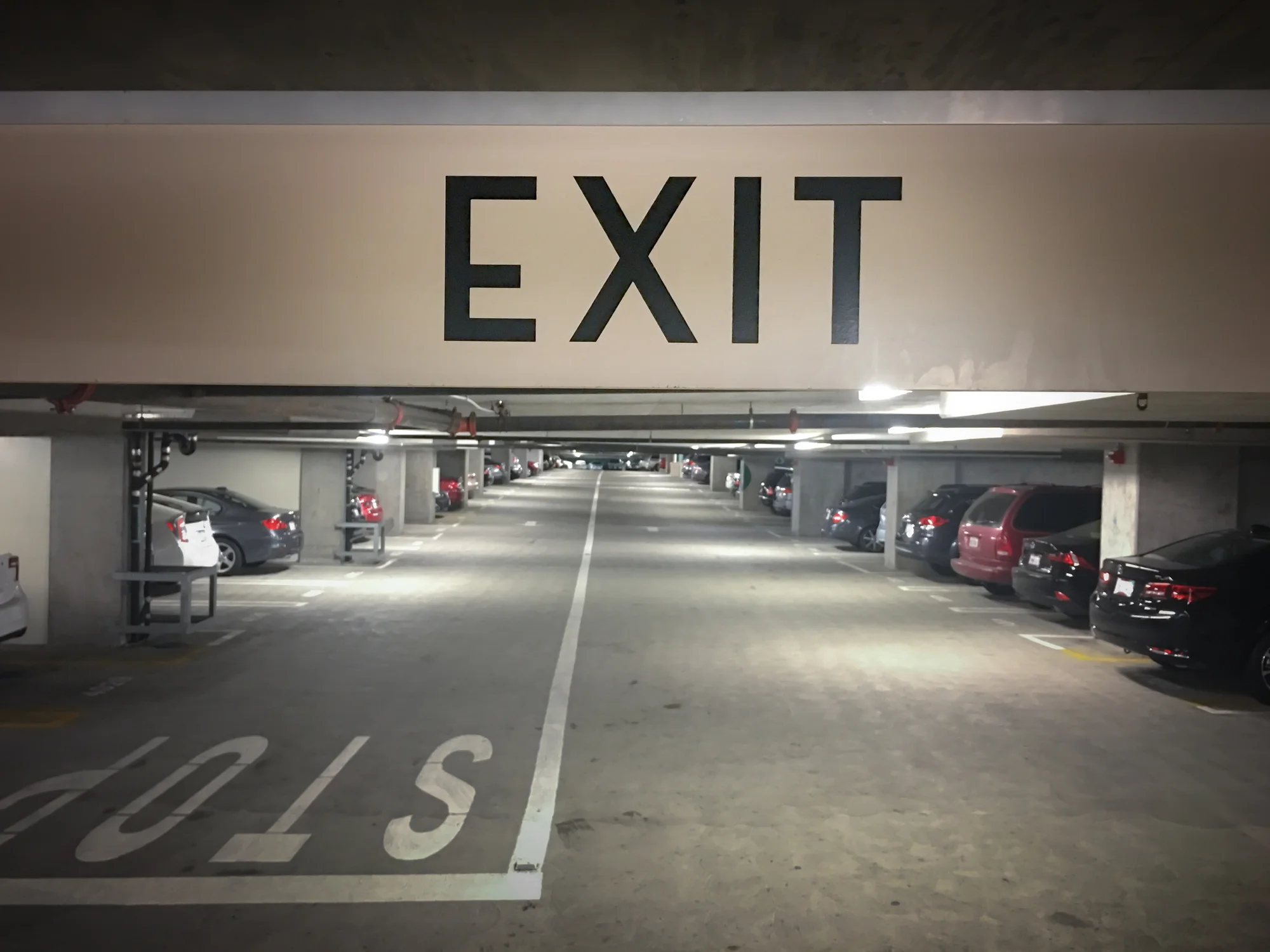 Car park signage