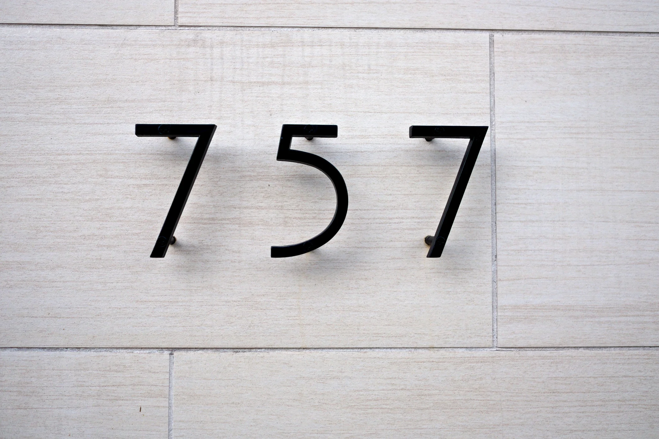 Apartment numbers - designed to Architects specs or we can design