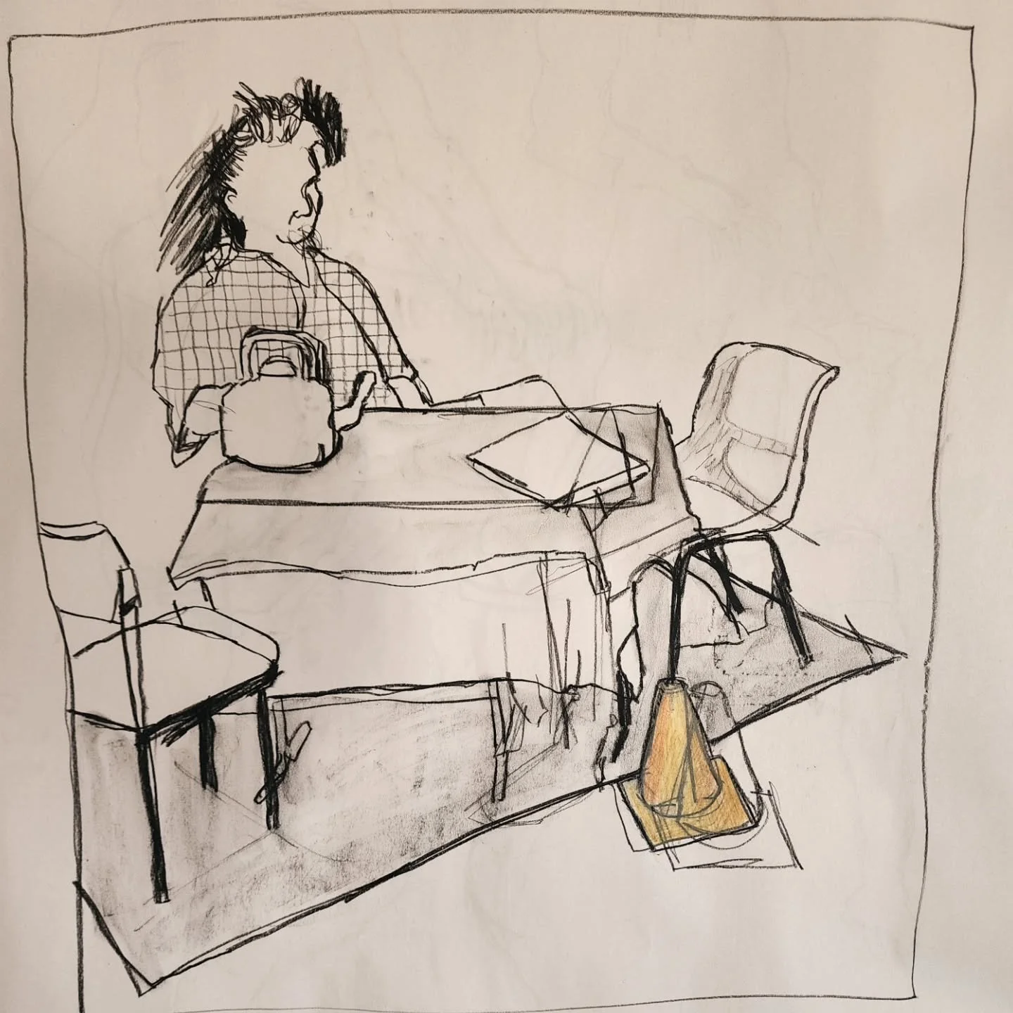 Wrapping up an amazing week at the National Art School Summer School. In the Figurative and Performative Drawing class, we combined technical training with a series of experiments: mapping motion, drawing dance, tracking centrifugal forces, volumes, 