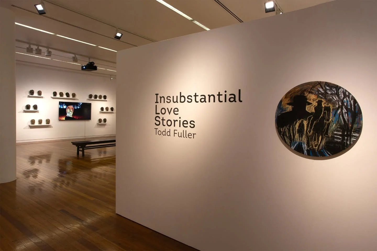 Install view: Insubstantial Love Stories
Wagga Wagga Art Gallery
24 January &ndash; 12 April 2026

Currently on view. A show resurrecting gay love stories of the past.
This exhibition involved hanging out in a cemetery in Gundagai, like all good exhi