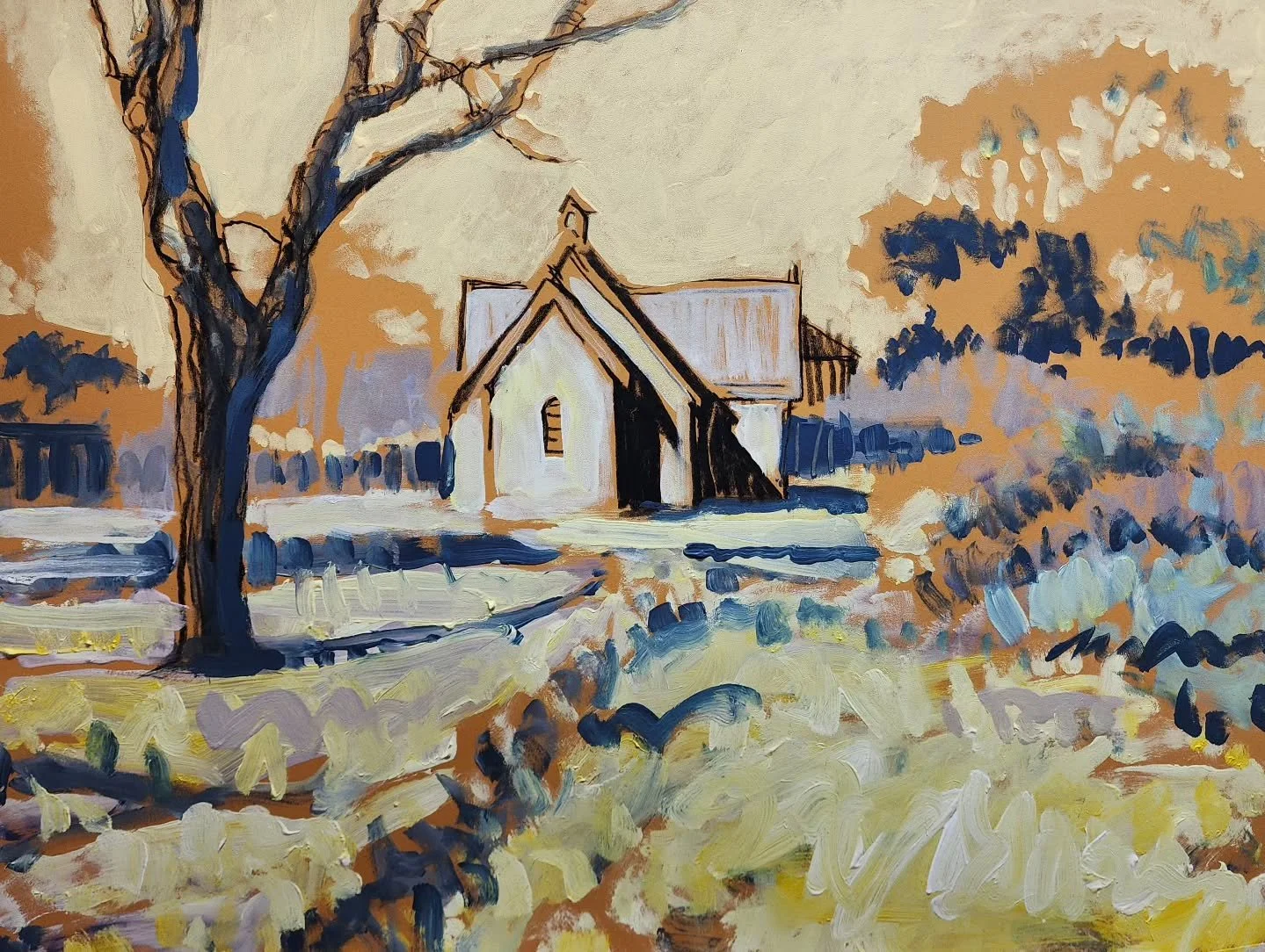 Paint sketch of a Mayfield church. Soon to be obliterated by the black charcoal bodies of animation.

#workinprogress #artistofinstagram #newcastlehistory #newcastle #drawinginpaint