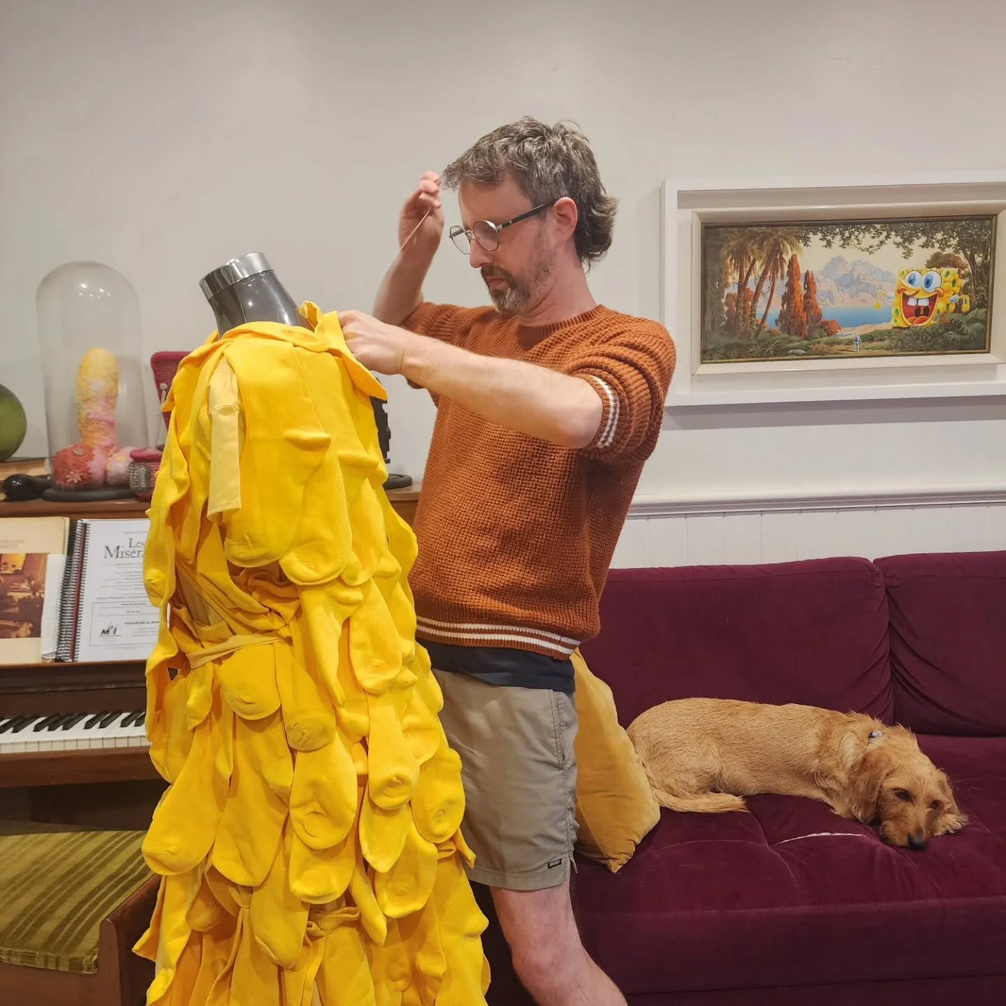 Working on something a little different. Costume making for a new video work. 

Watch this space.

#BehingTheScenes #YellowSocks #QueerHistory #costume #VideoArt