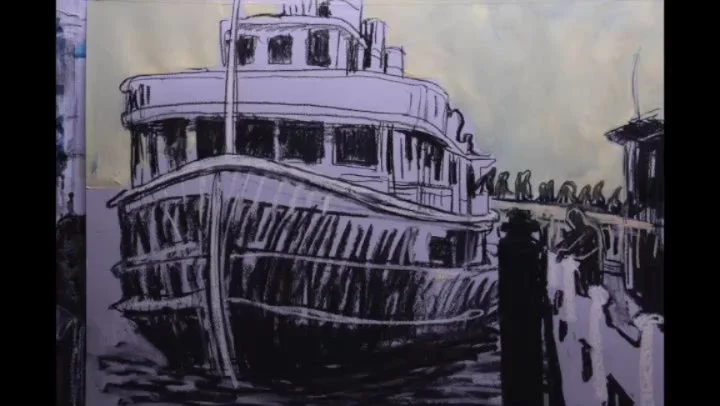 A few animation tests as I move into the final sprint on a new artwork. I'm loving this palette of yellow, pink and grey as a way of navigating blurry memories, half-remembered stories, and surreal local mythologies.

#experimentalanimation #handmade
