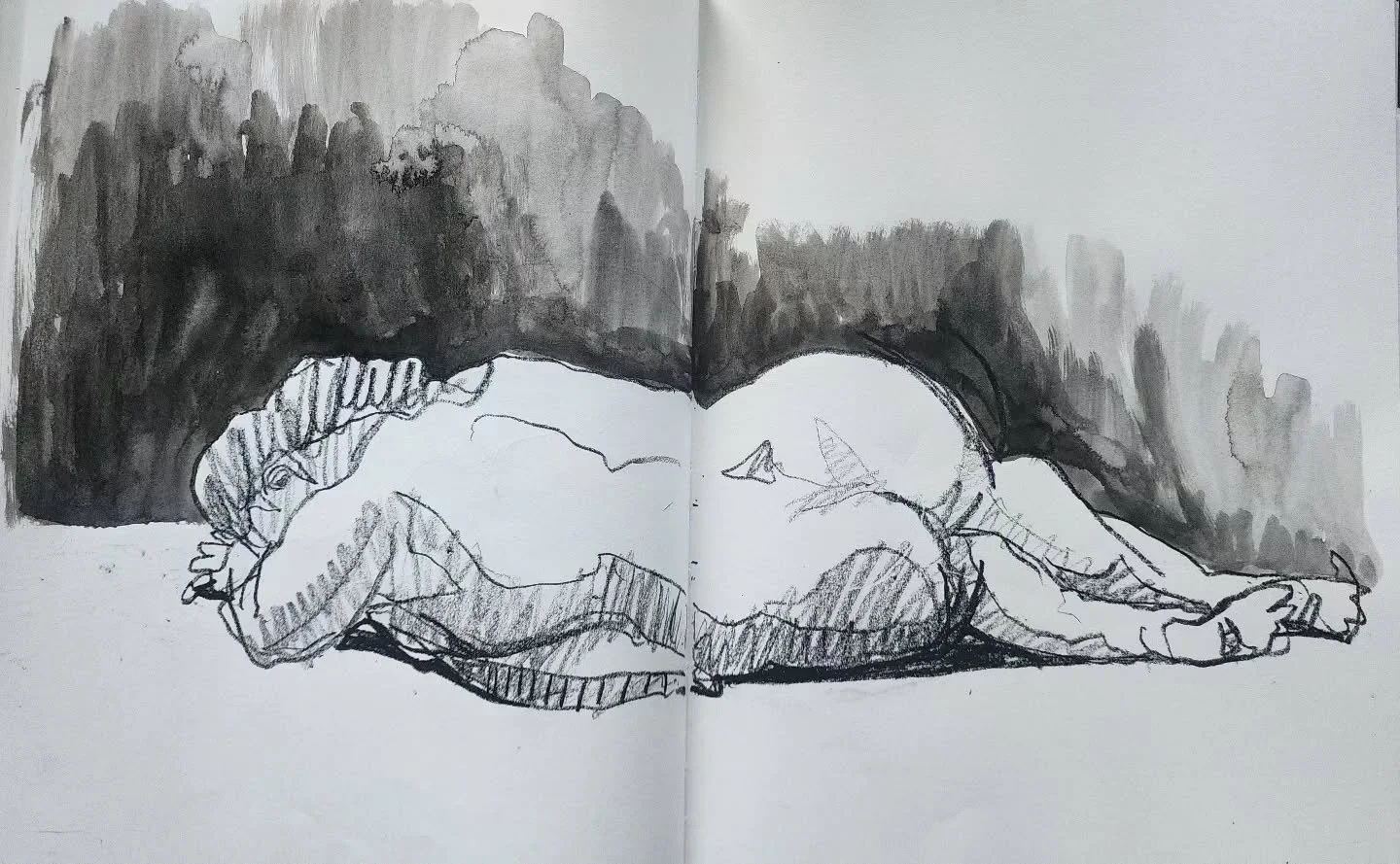 On Wednesdays we draw from life. 

A couple of doodles from the practice sketchbook at @camelot_lounge last night.

#drawing #sketch #lifedrawing #drawingpractice #sketchbook
