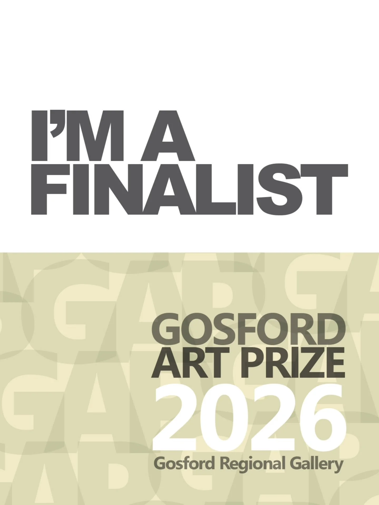 Delighted to be returning to @gosfordgallery for the 2026 Gosford Art Prize. Congratulations to all the finalists!

#ArtPrize #gosfordregionalgallery #campwithme