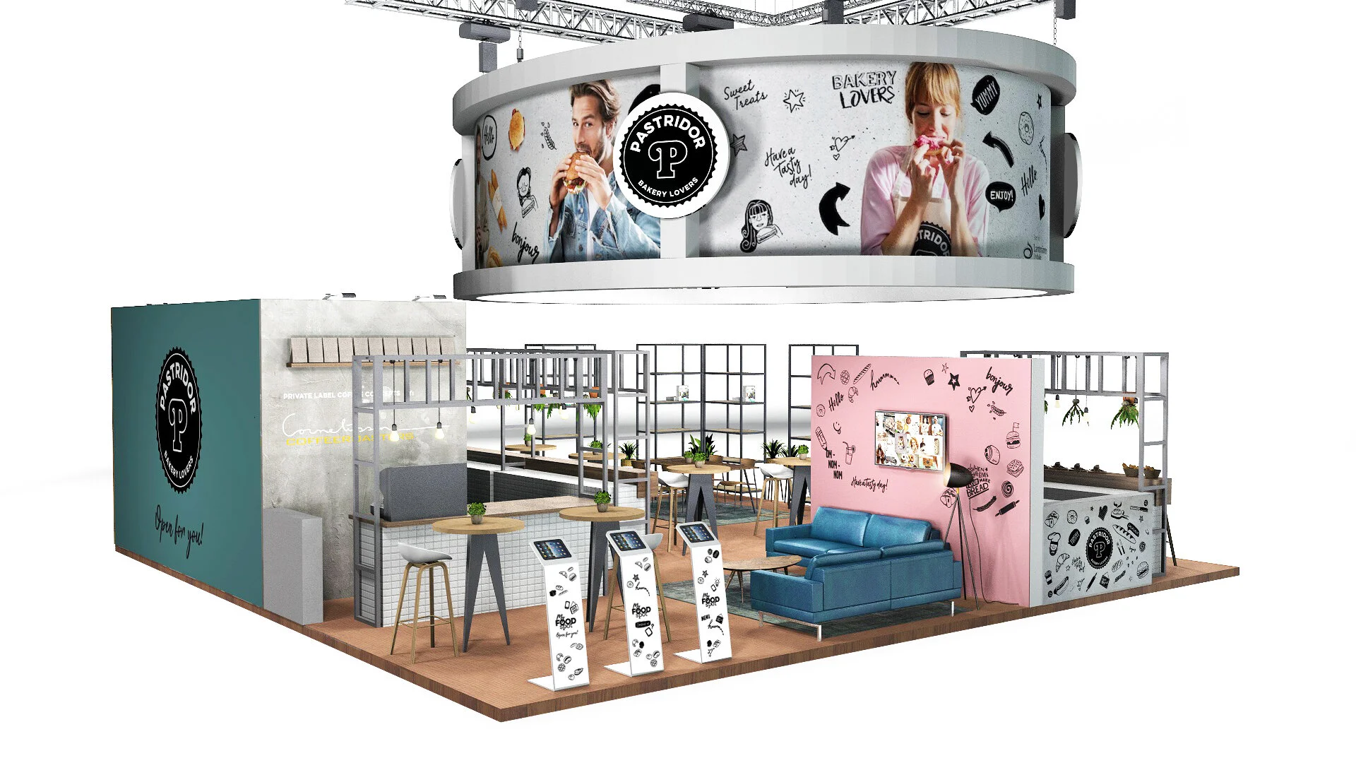 Pastridor | Stand concept & design