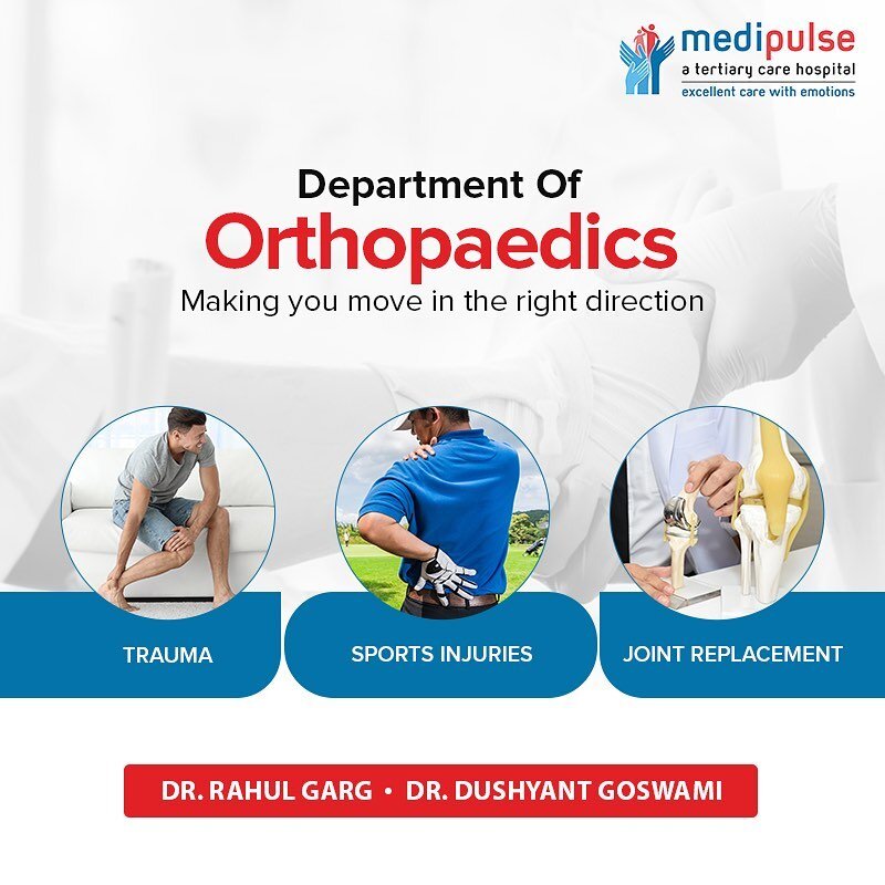 The #OrthopaedicDepartment is known to provide compassionate and comprehensive solutions to the #orthopaedic problems. The long experience of our highly skilled orthopaedic surgeons combined with the power of advanced #technology helps us in deliveri