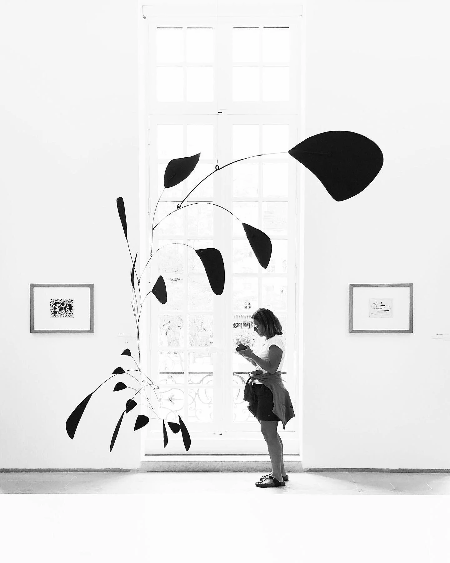 &ldquo;The underlying sense of form in my work has been the system of the Universe, or part thereof. For that is a rather large model to work from.&rdquo; Alexander Calder 
#AlexanderCalder #CalderPicasso #Calder #sculpture #minimal #Architecture #iP