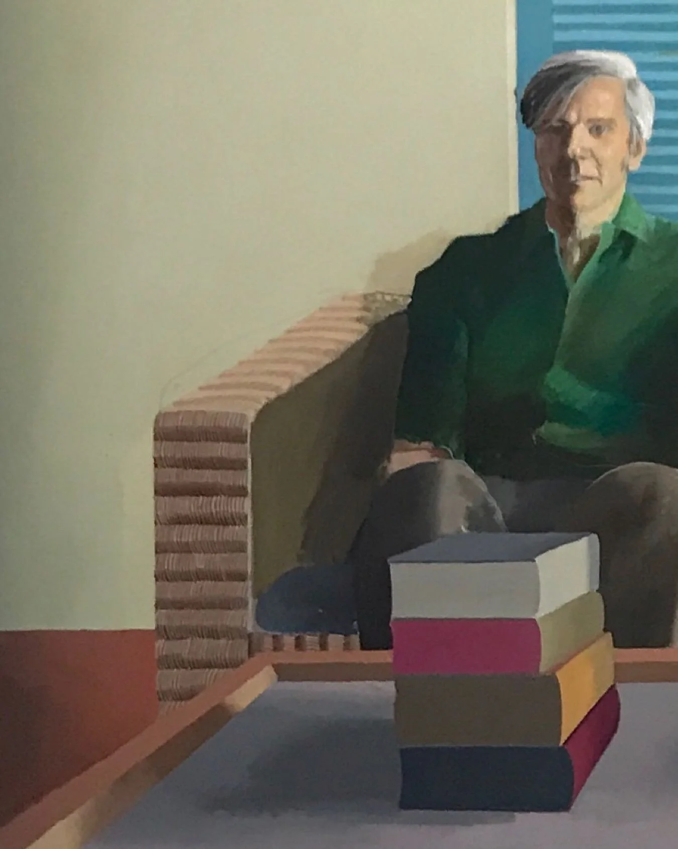 Social distancing🦠
.
Christopher Isherwood and Don Bachardy (1968) by #DavidHockney
2.9.2017
.
#Hockney #Art #Design #Table #interiorporn #interiordesign #contemporaryart #modernart #artsy #art101 #Centrepompidou #Britishartist  #Paris #Covid19 #soc