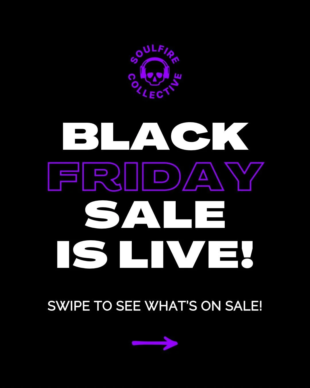 We are LIVE! The best sale of the year is here - happy shopping everyone! 🛍️💜⚡️

Click our link in bio to shop the holiday weekend away 😇

#soulfirecollective #blackfridaysale #dmvyoga #yogaclasses #dcyoga #yogacommunity