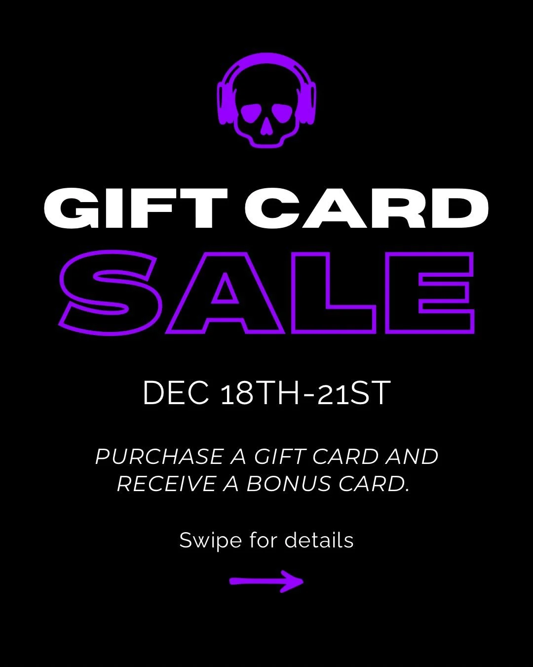 Need a last-minute holiday gift? We&rsquo;ve got you covered and then some 💜🛍️

Starting tomorrow through this weekend, pick up a gift card next time you&rsquo;re in the studio or buy one online using our link in bio!

#soulfirecollective #yogastud